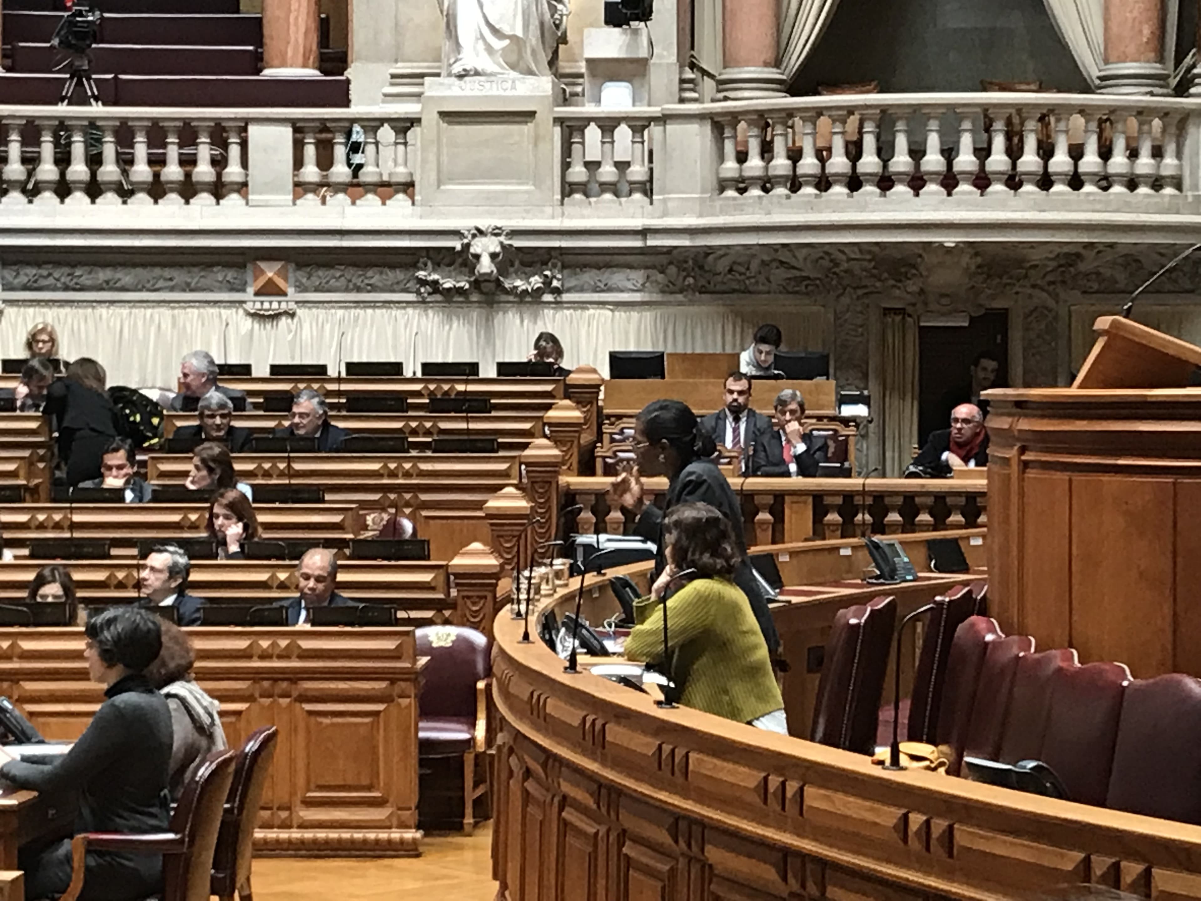 Ministra da Justiça, Francisca Van Dunem, apresenta proposta de lei do regime do maior acompanhado, Assembleia da República, 9 março 2018