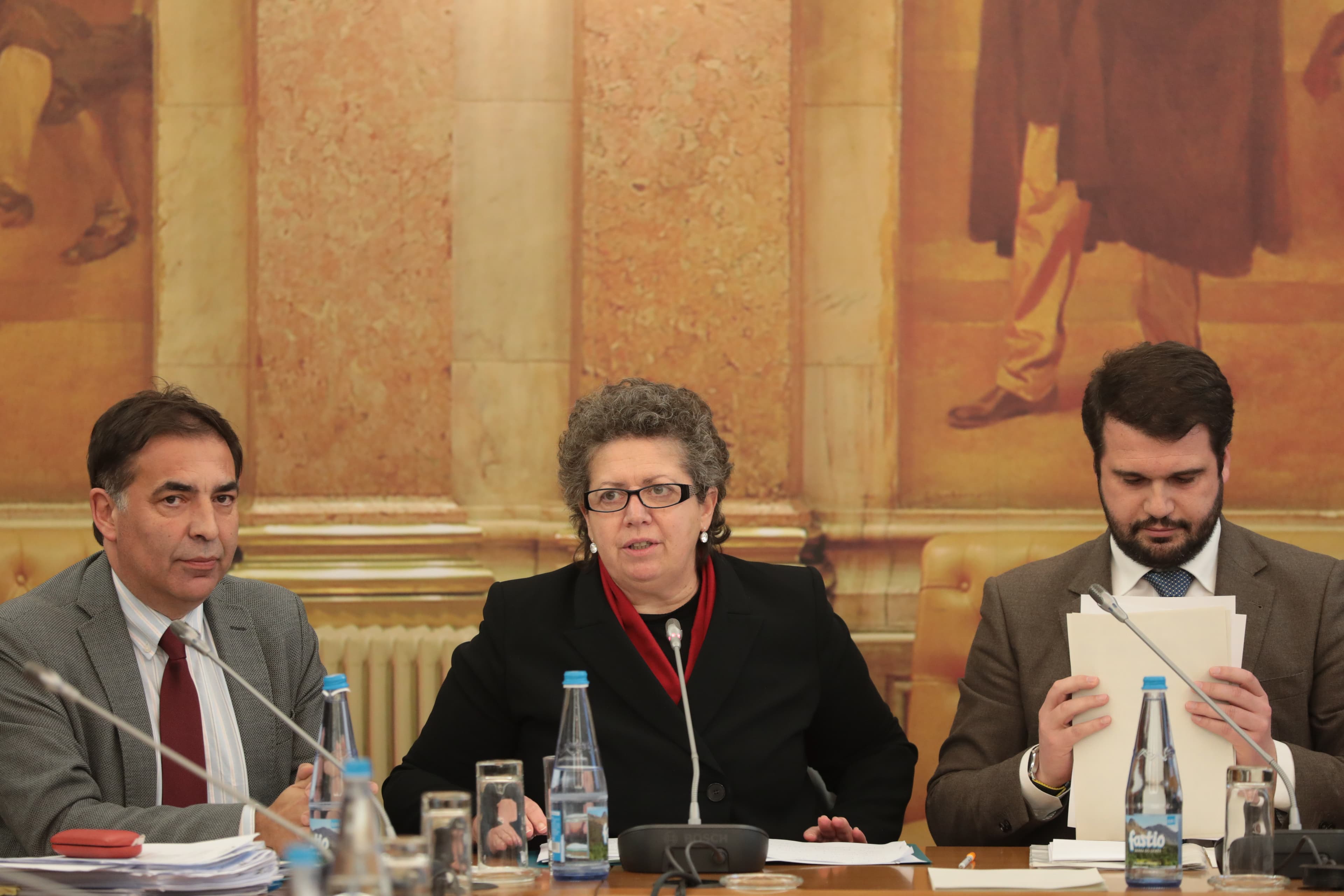 Ministra do Mar, Ana Paula Vitorino, na Comissão Eventual de Acompanhamento do Processo de Definição da Estratégia Portugal 2030, na Assembleia da República, Lisboa, 10 abril 2018