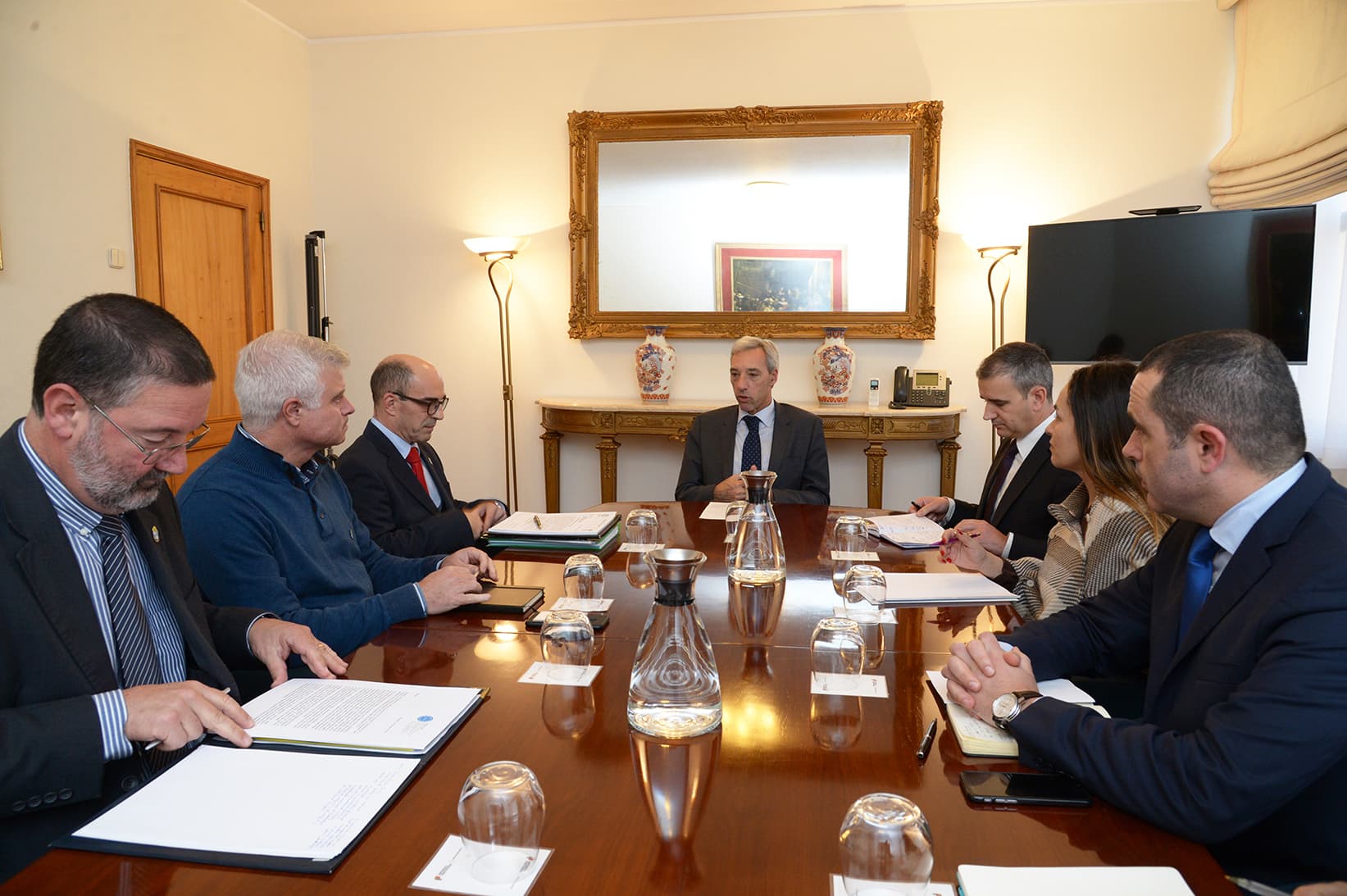 Ministro da Defesa Nacional, João Gomes Cravinho, recebe Associação Nacional de Sargentos, Lisboa, 27 novembro 2018