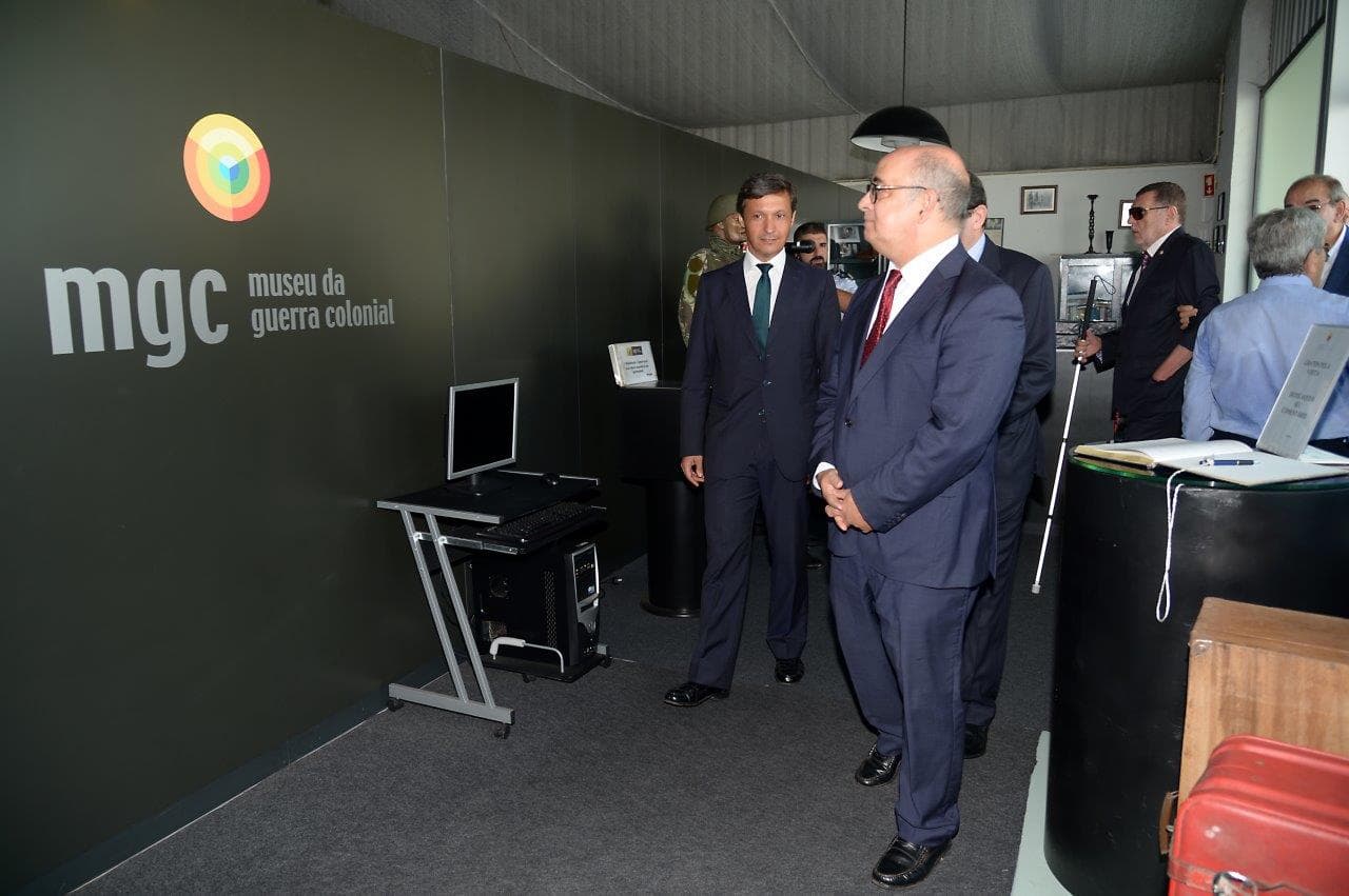 Ministro da Defesa Nacional, Azeredo Lopes, visita o Museu da Guerra Colonial, Famalicão, 9 julho 2018