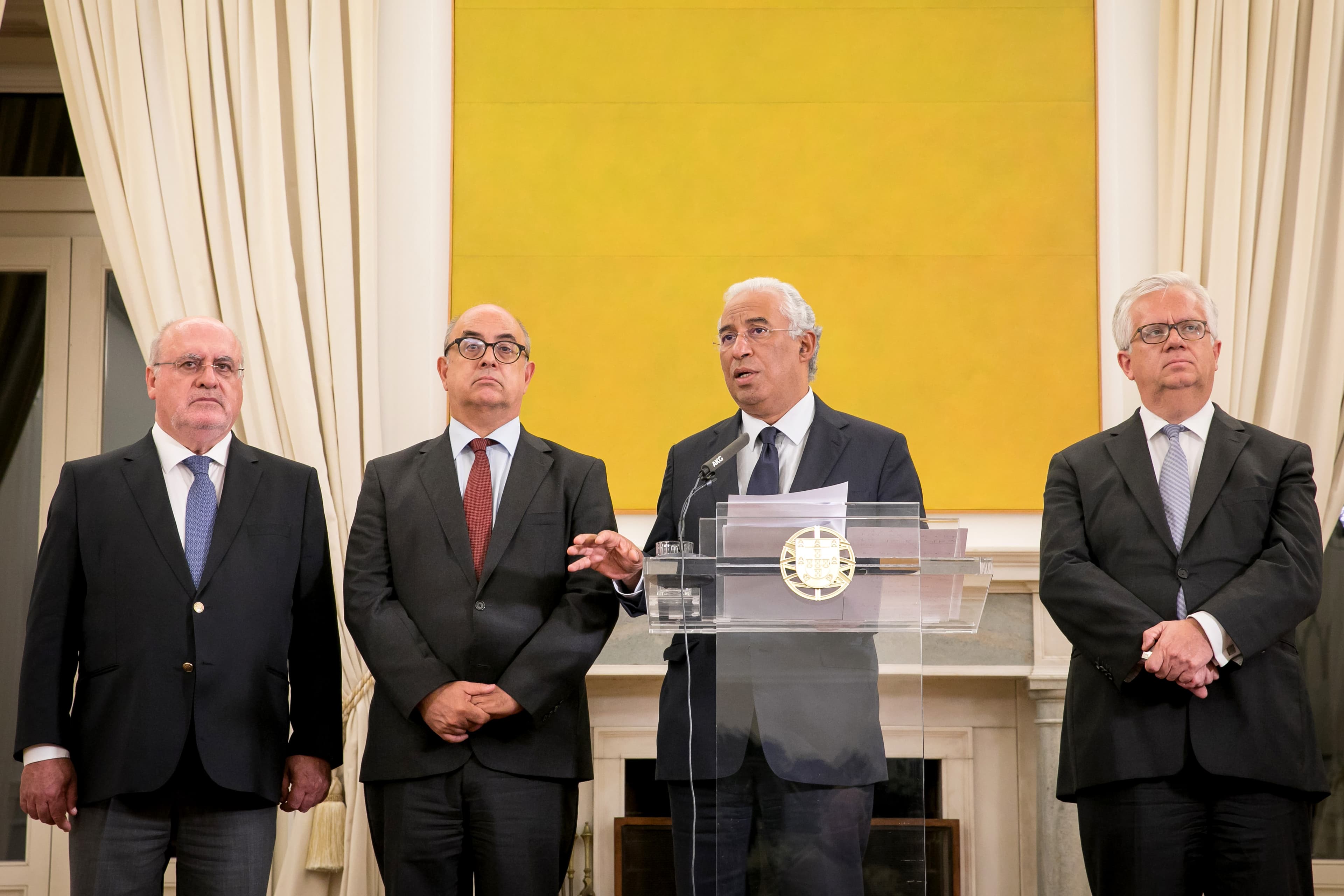 Primeiro-Ministro António Costa comunica as decisões do Conselho de Ministros de 21 de outubro de 2017 (foto: Paulo Vaz Henriques)