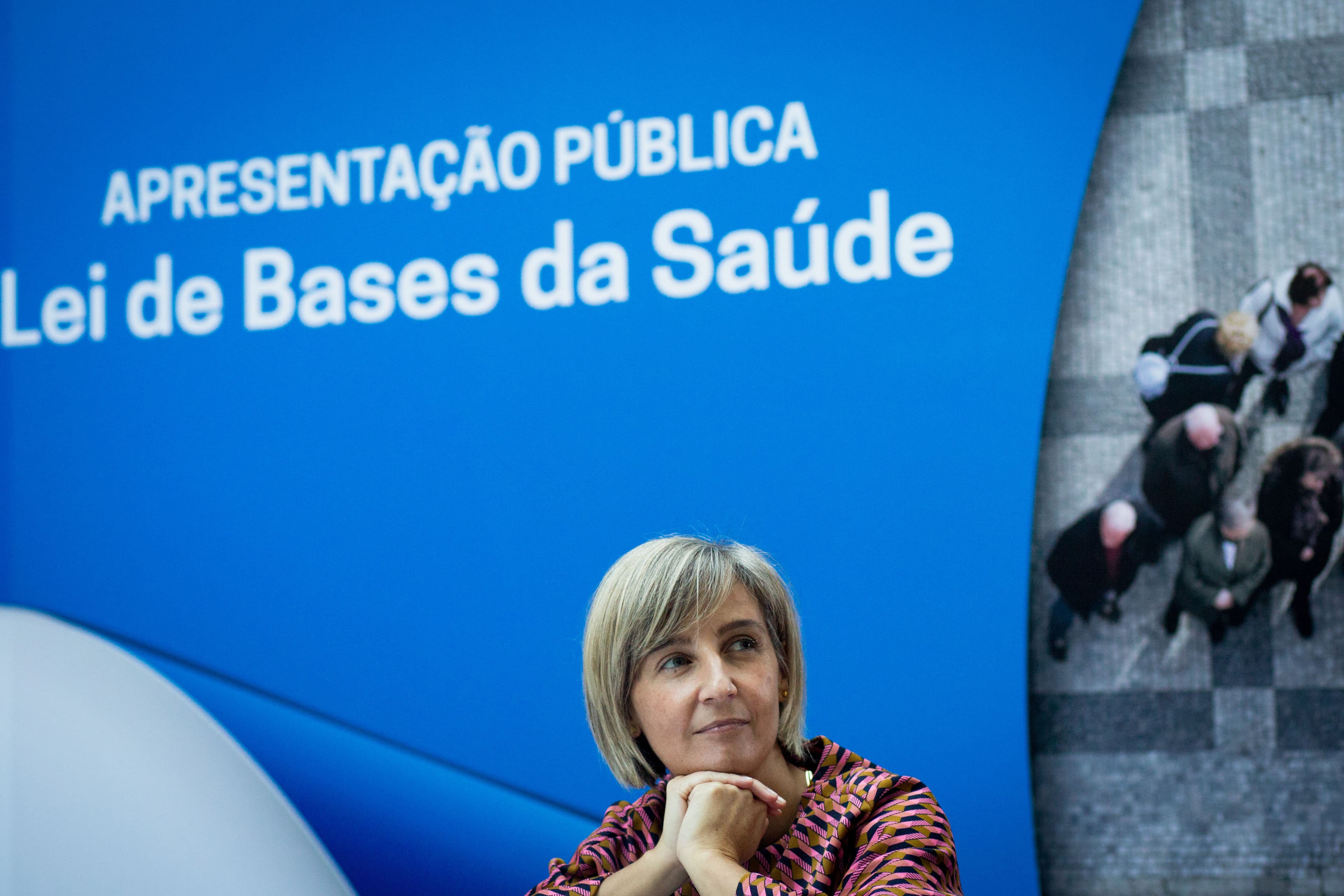 Ministra da Saúde, Marta Temido, na apresentação da nova Lei de Bases da Saúde, Lisboa, 13 dezembro 2018 (Foto: Nuno Fox/Lusa)