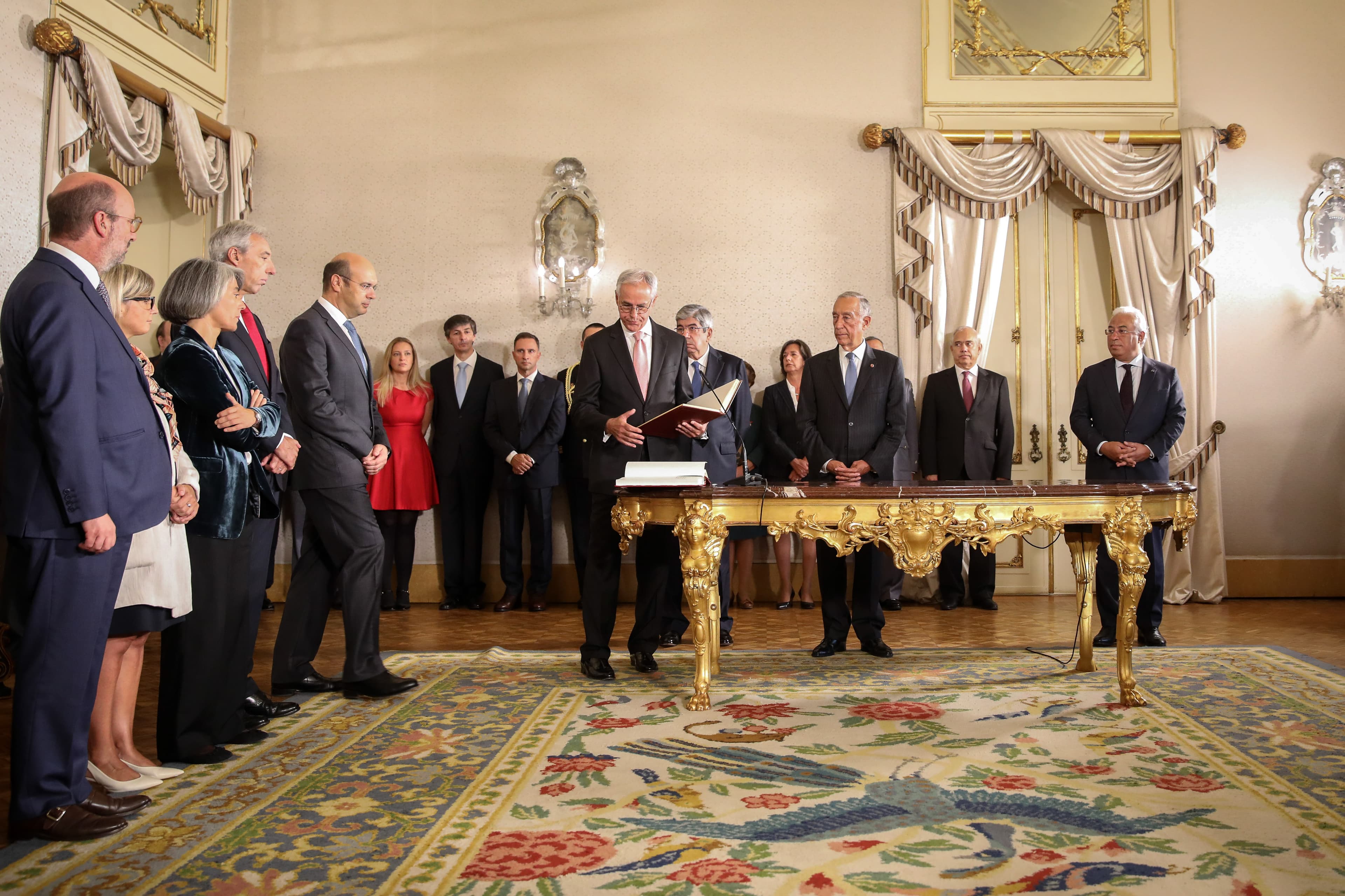 Tomada de posse dos novos Ministros da Defesa Nacional, Adjunto e da Economia, da Cultura, da Saúde, e do Ambiente e da Transição Energética, Lisboa, 15 outubro 2018 (Foto: André Kosters/Lusa)