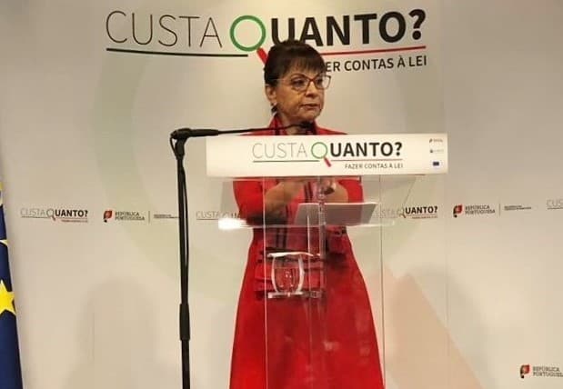 Ministra da Presidência e da Modernização Administrativa, Maria Manuel Leitão Marques, no workshop «Avaliação do Impacto Legislativo em Portugal», Lisboa, 18 abril 2018