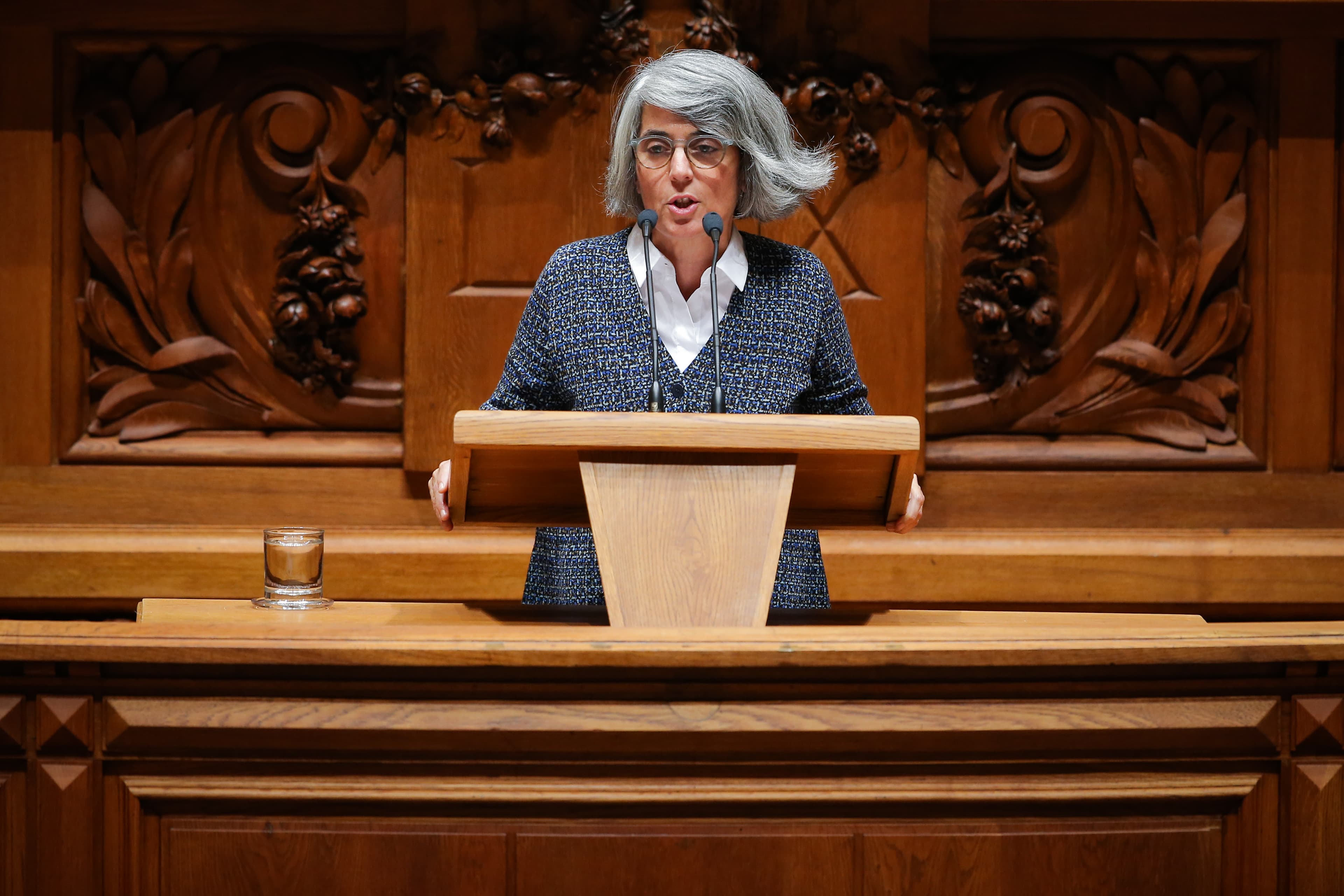 Ministra da Cultura, Graça Fonseca, no debate da proposta de Orçamento do Estado para 2019, Assembleia da República, 30 outubro 2018 (Foto: José Sena Goulão/Lusa)