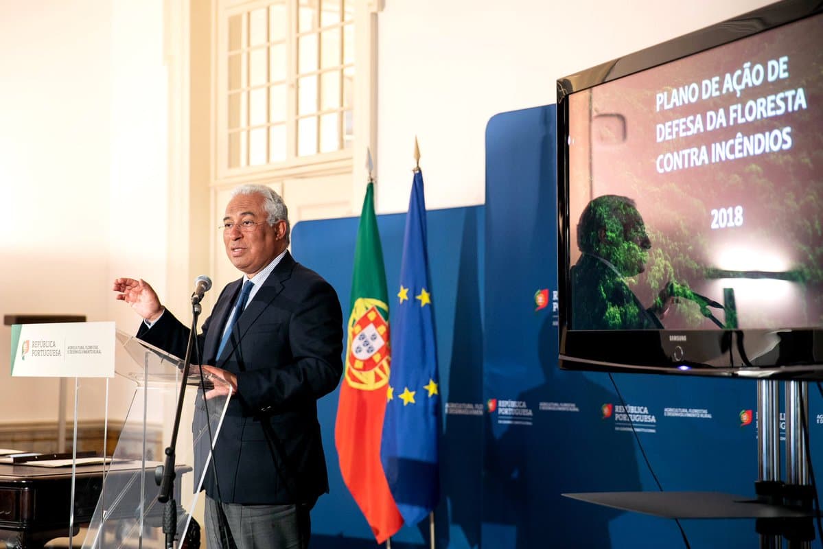 Primeiro-Ministro, António Costa, na apresentação do Programa Nacional de Redução de Ignições, Lisboa, 14 maio 2018