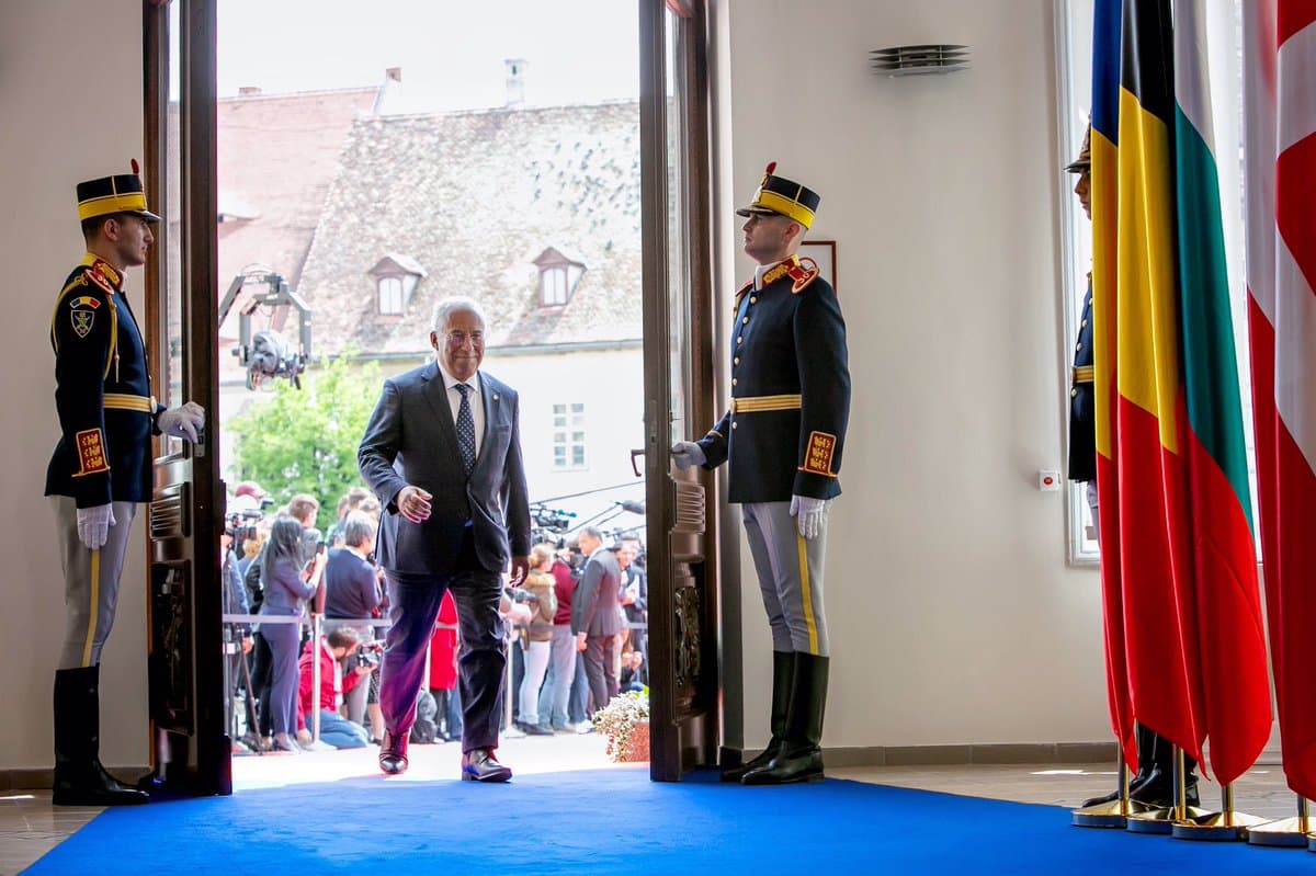 Primeiro-Ministro António Costa na reunião informal do Conselho Superior em Sibiu, Roménia, 9 maio 2019 (Foto: Paulo Vaz Henriques)