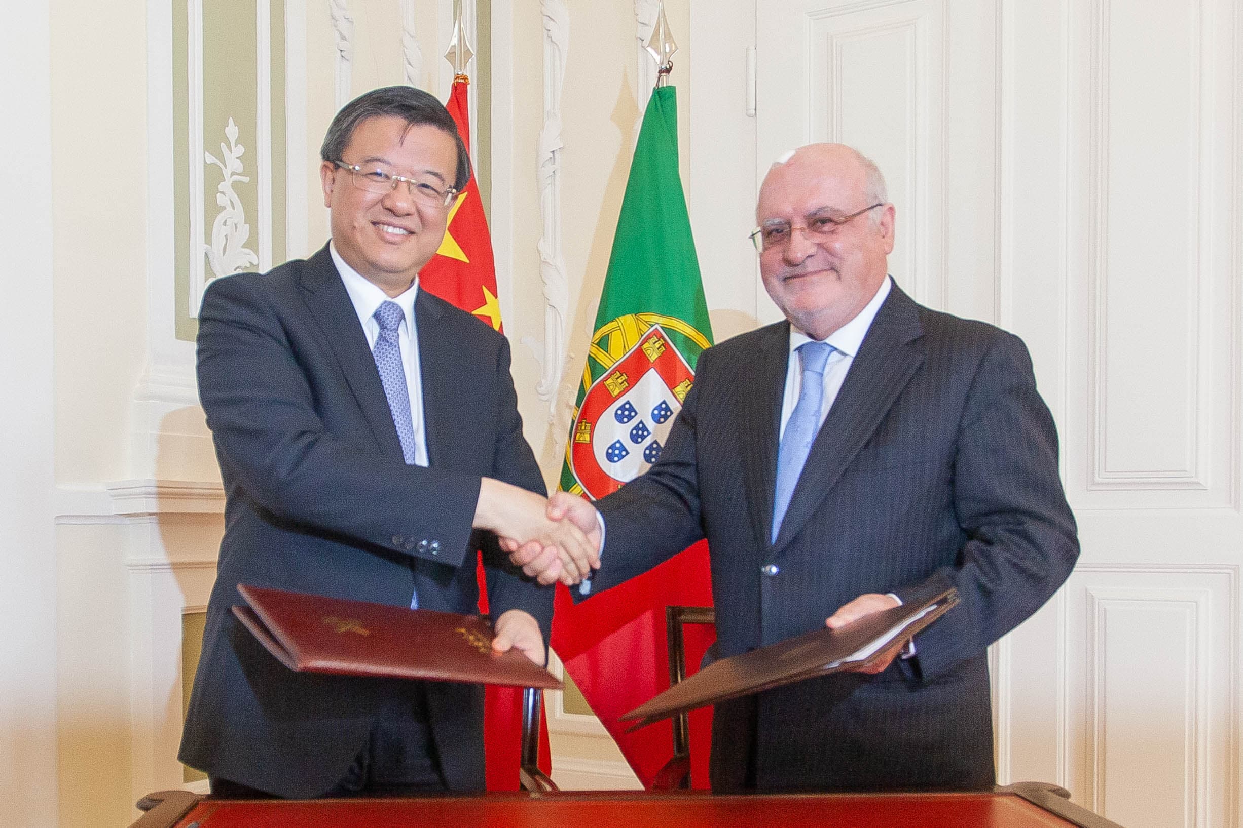 Assinatura de protocolo de cooperação entre Portugal e China, Lisboa, 28 maio 2019