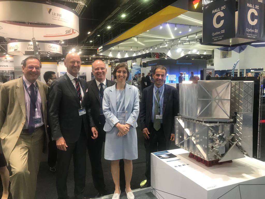 Ministro da Ciência, Tecnologia e Ensino Superior, Manuel Heitor, na Paris Air Show, Paris, 17 junho 2019