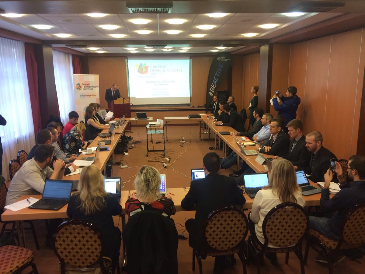 Reunião de lançamento do Sistema Europeu de Monitorização da Atividade Física e Desporto, Budapeste, 19 janeiro 2019