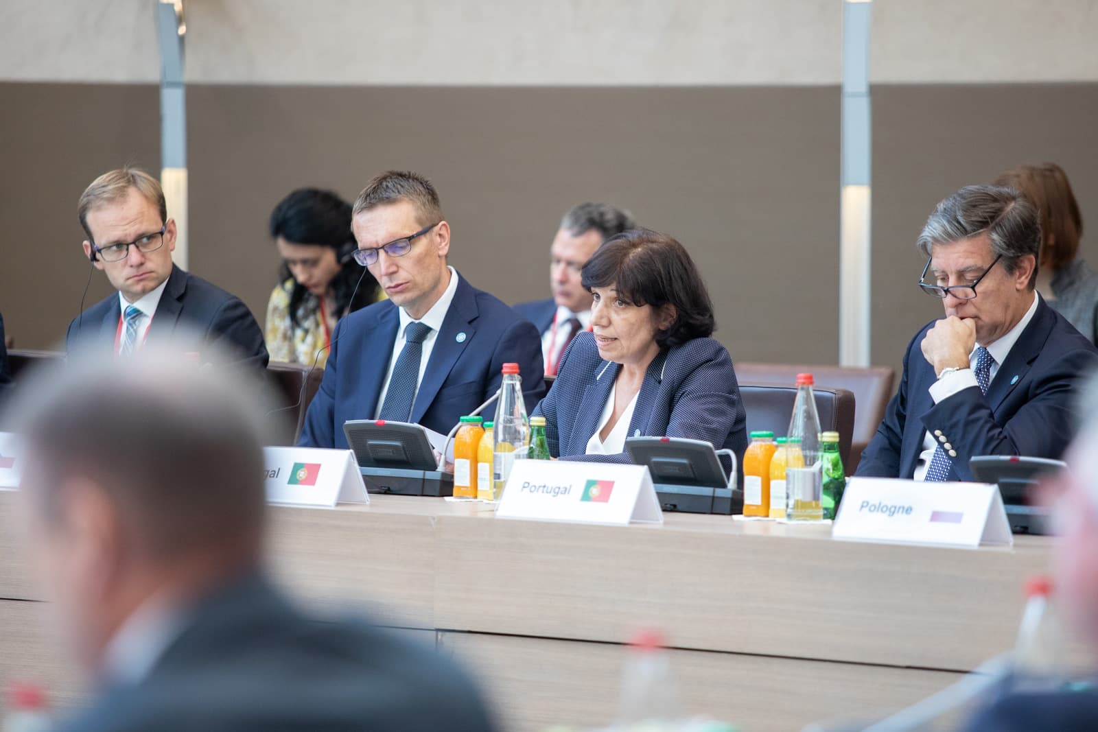Secretária de Estado da Administração Interna, Isabel Oneto, na reunião informal sobre Migrações no Mediterrâneo, Paris, 22 julho 2019
