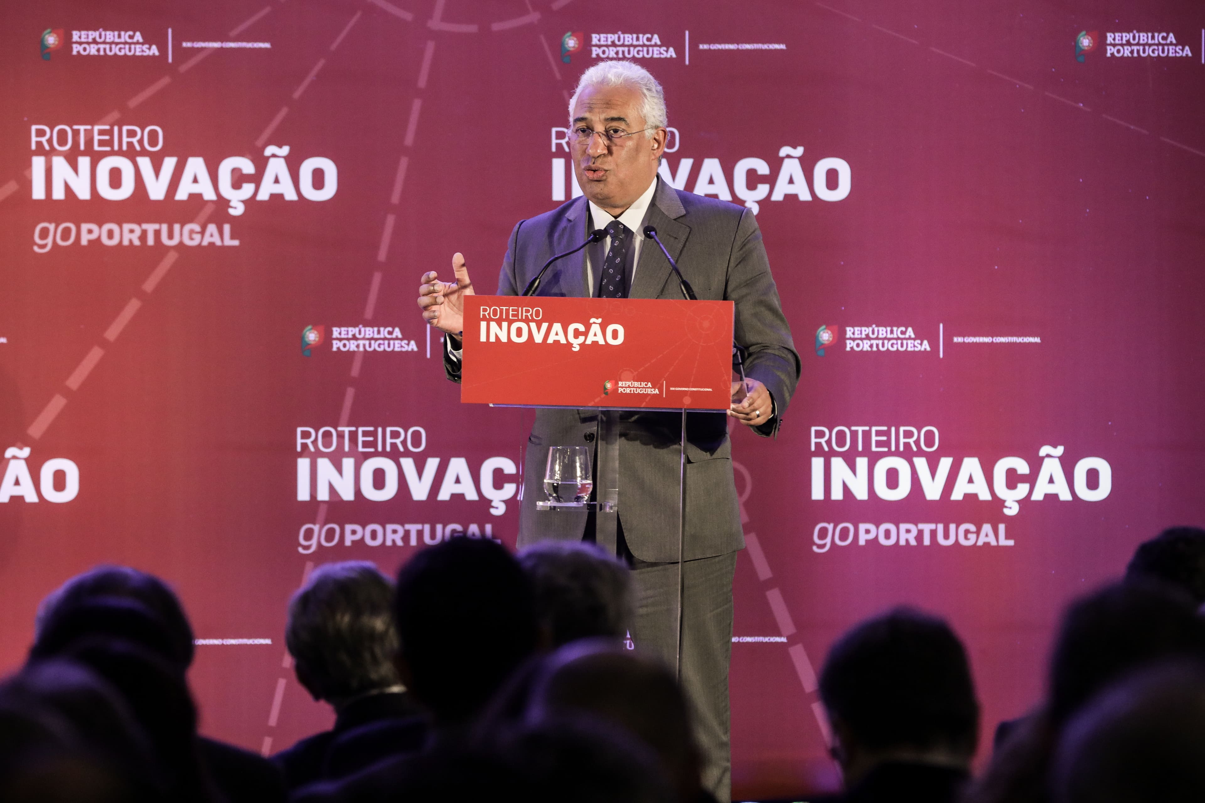 Primeiro-Ministro António Costa no lançamento do Roteiro Inovação, Matosinhos, 15 fevereiro 2018 (Foto: José Coelho/Lusa)