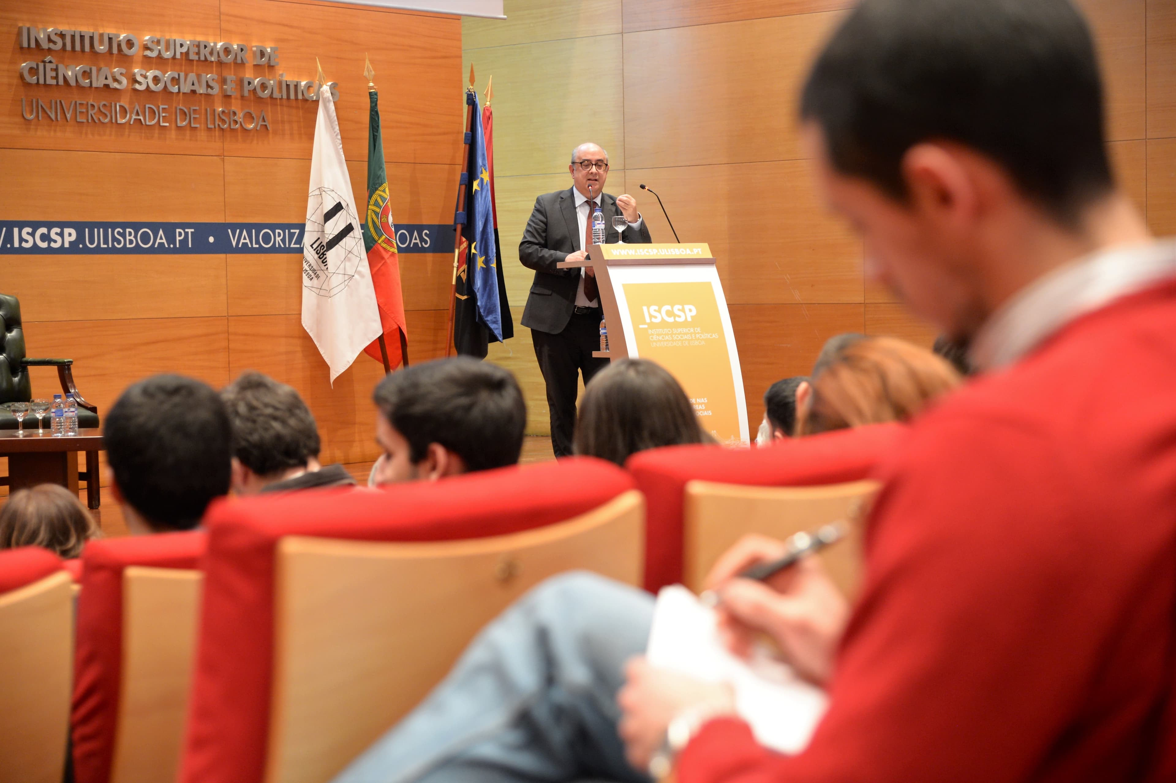Ministro da Defesa Nacional, Azeredo Lopes, no Encontro Nacional de Estudantes de Ciência Política, Lisboa, 6 fevereiro 2018