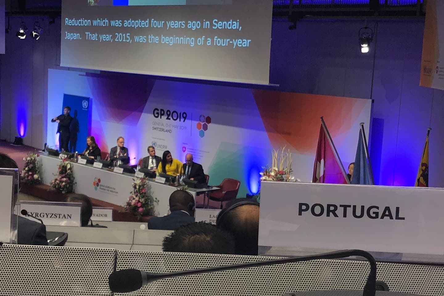 Fórum Europeu para a Redução do Risco de Catástrofes, Genebra, 16 maio 2019
