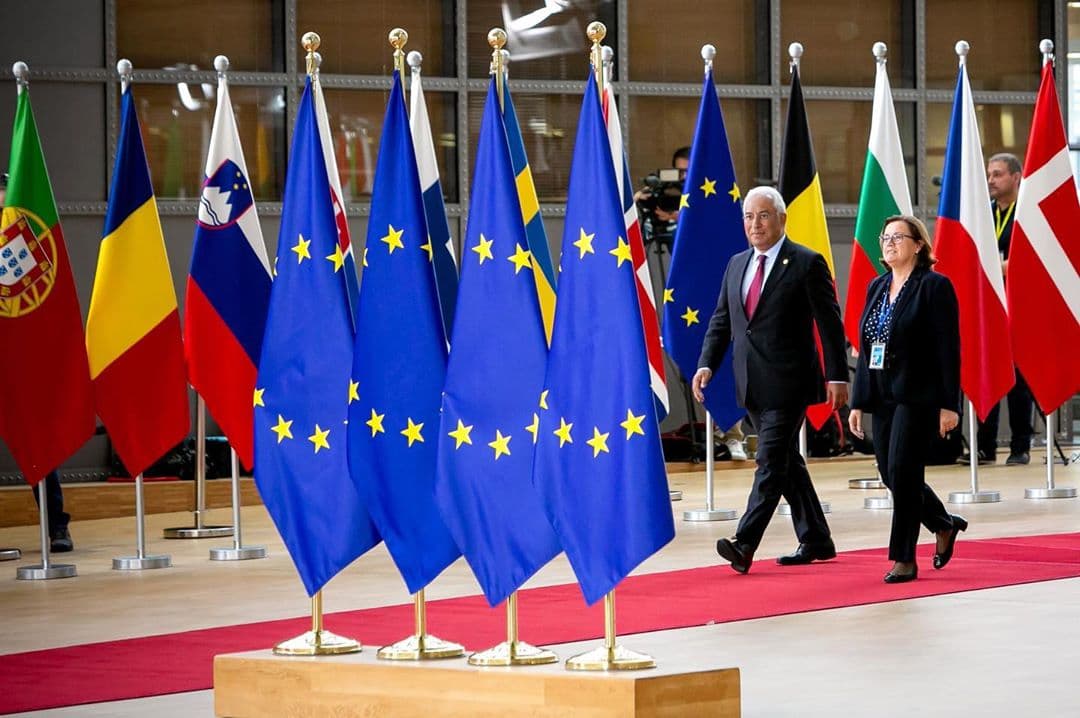 Primeiro-Ministro António Costa à entrada para o jantar informal dos Chefes de Estado ou de Governo da União Europeia, Bruxelas, 28 maio 2019 (Foto: Paulo Vaz Henriques)