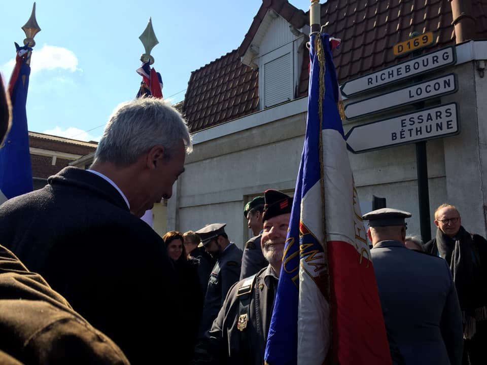 Ministro da Defesa Nacional, João Gomes Cravinho, em Richebourg, França, 13 abril 2019