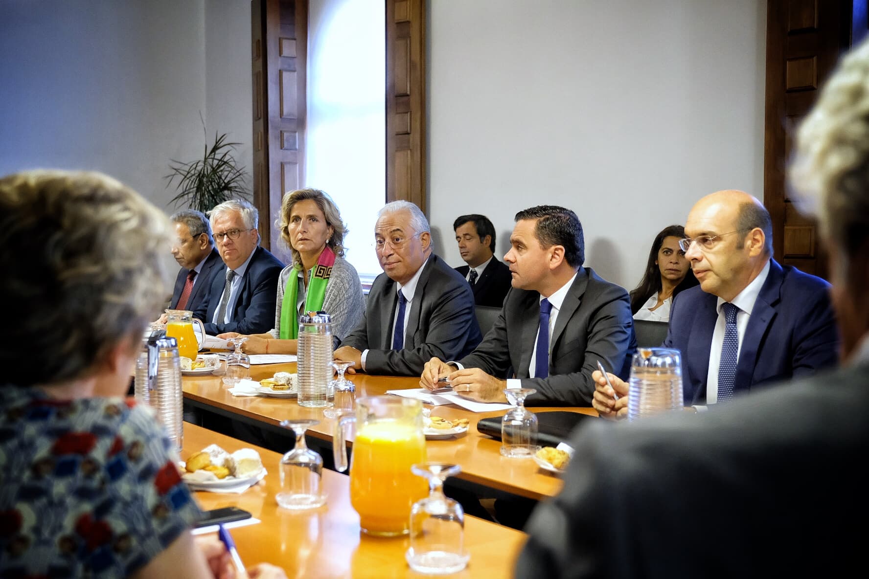 Apresentação das medidas de apoio aos prejuízos provocados pelos incêndios de 15 de outubro às empresas industriais da região centro, Coimbra, 25 outubro 2017 (foto: Clara Azevedo)
