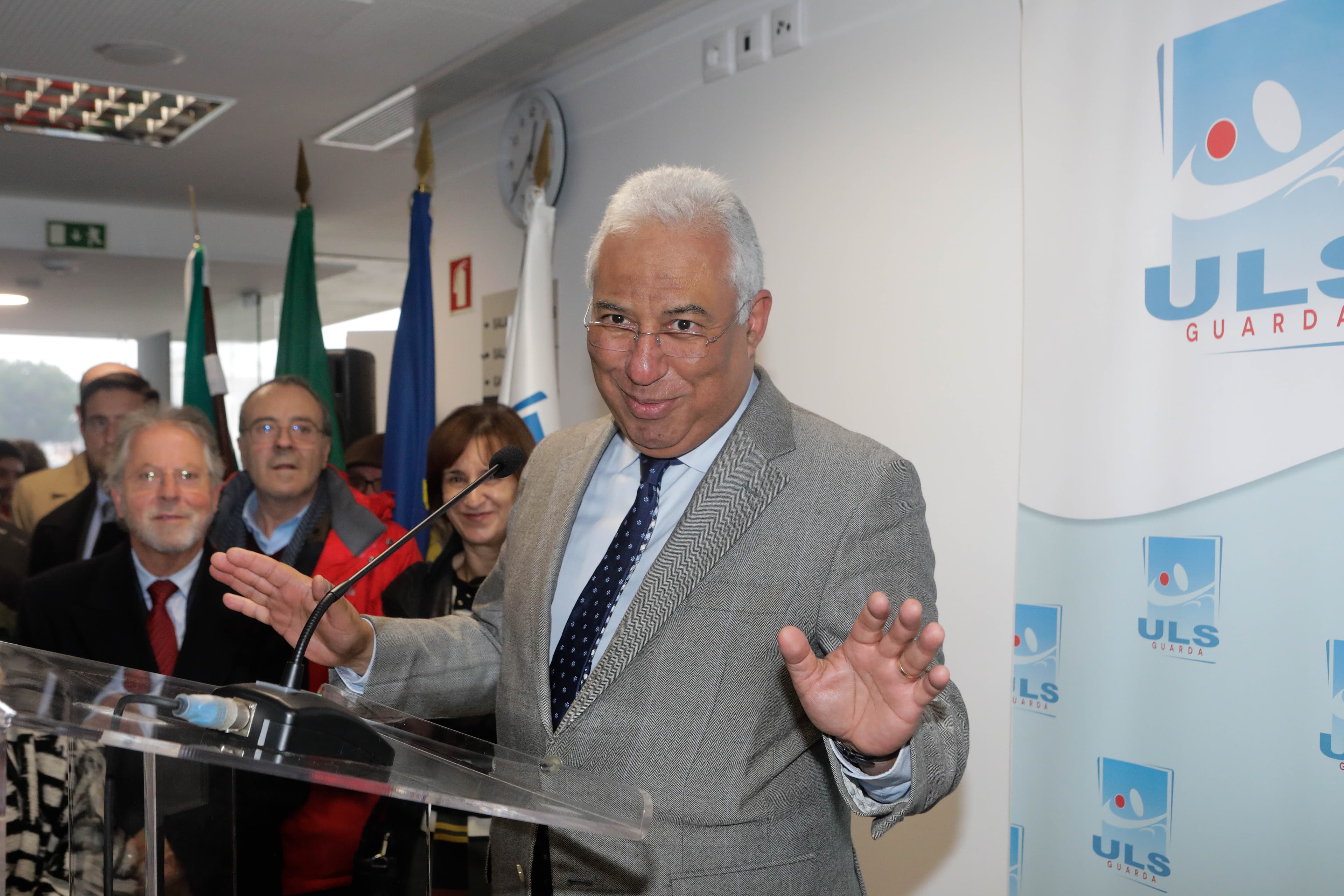 Primeiro-Ministro António Costa na inauguração do Centro de Saúde e Serviço de Urgência Básica de Vila Nova de Foz Côa, 18 janeiro 2019 (Foto: Miguel Pereira da Silva/Lusa)