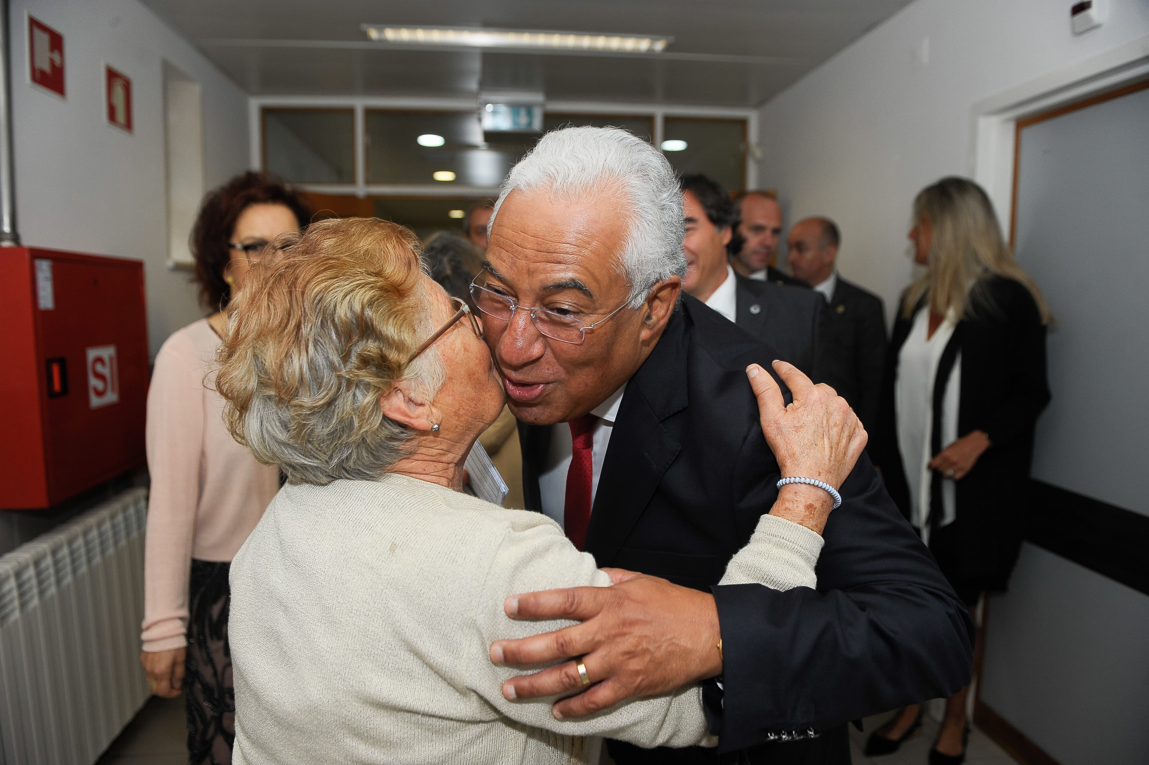 Primeiro-Ministro, António Costa, na inauguração da Unidade de Saúde Familiar do Bombarral, Leiria, 17 julho 2019 (Foto: Carlos Barroso/LUSA)