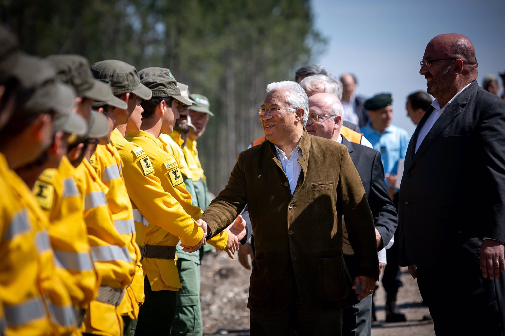 Primeiro-Ministro, António Costa, durante uma visita para acompanhar os trabalhos de ação e de sensibilização para a prevenção de fogos rurais, Sardoal, 23 março 2019 (Foto: Paulo Vaz Henriques)