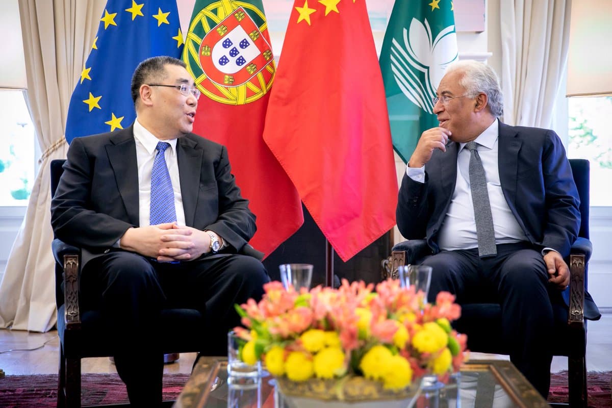 Primeiro-Ministro António Costa reúne-se com o Chefe do Executivo da Região Administrativa Especial de Macau, Fernando Chui Sai-on, Lisboa 14 maio 2019 (Foto: Paulo Vaz Henriques)