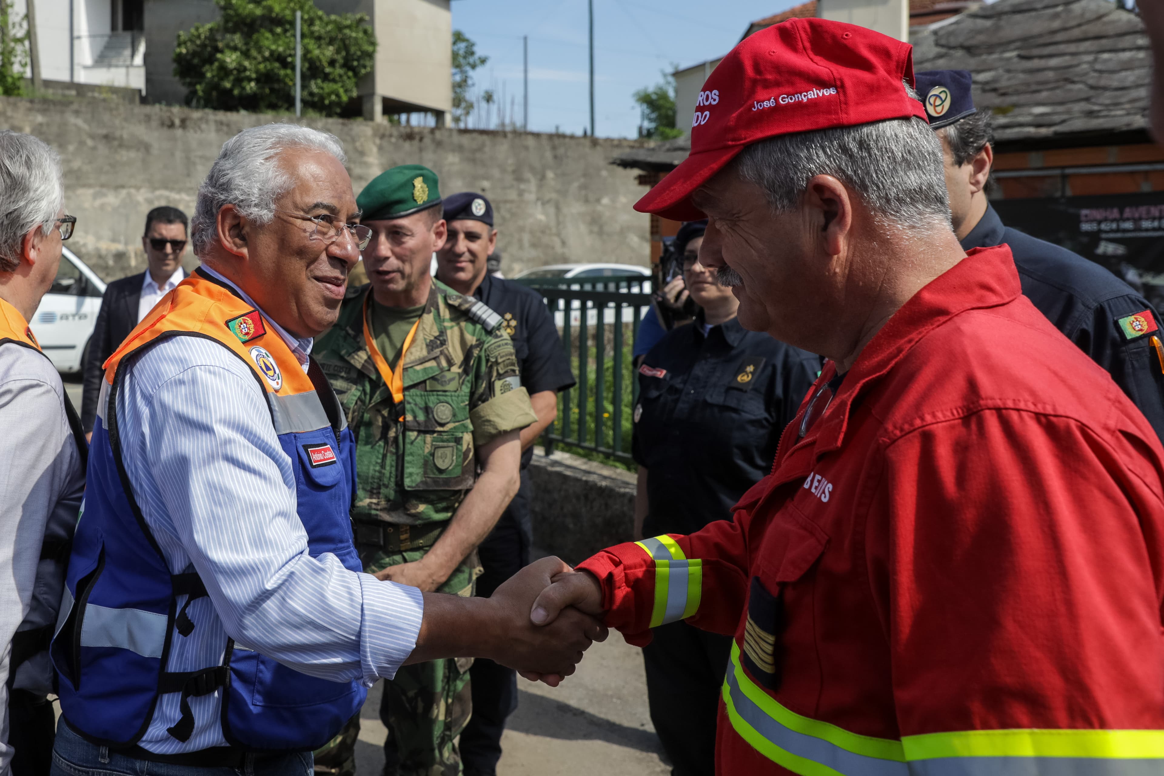 Primeiro-Ministro, António Costa, visita o Exercício Montemuro 18, promovido pela Autoridade Nacional de Proteção Civil, Cinfães, 19 maio 2018 (Foto: Paulo Novais/Lusa)