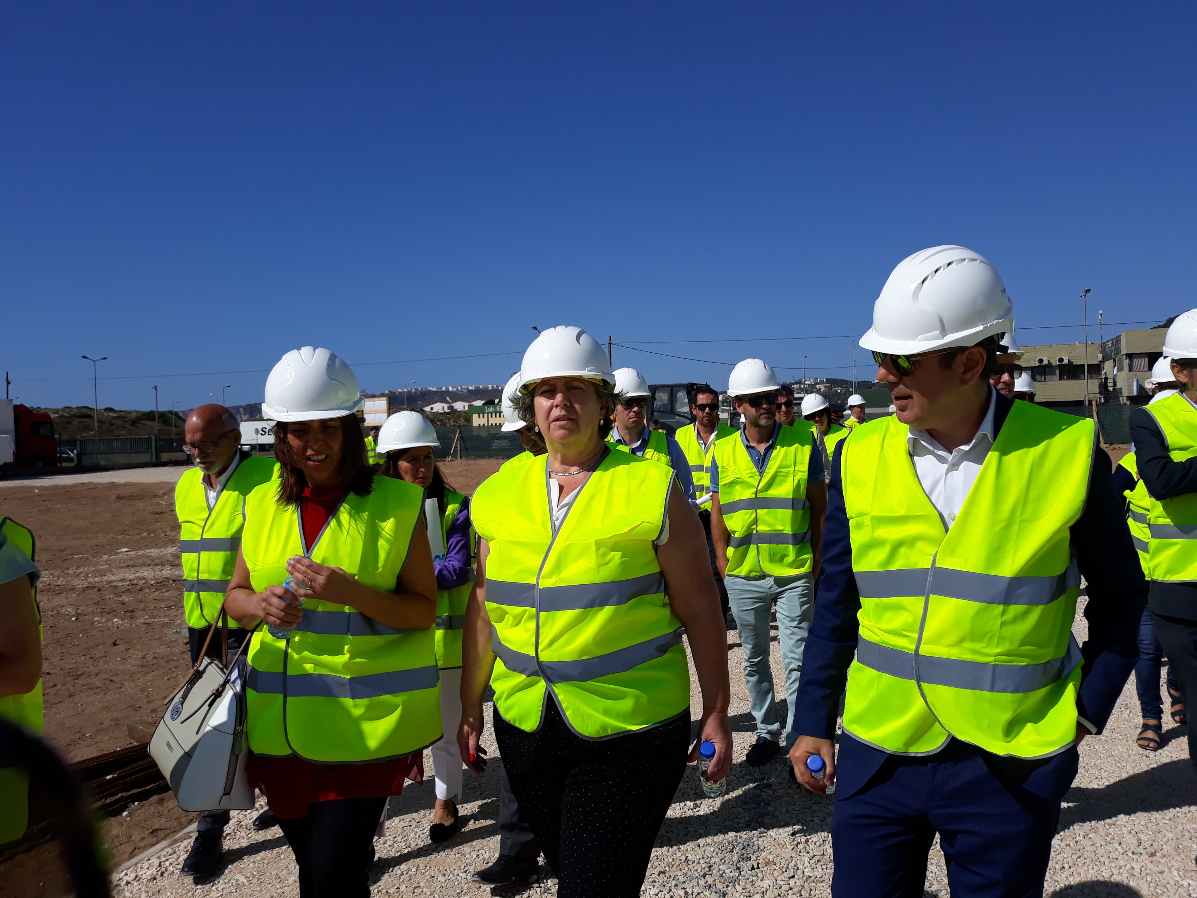 Ministra do Mar, Ana Paula Vitorino, no centro biomarinho da Nazaré, Nazaré, 30 julho 2019