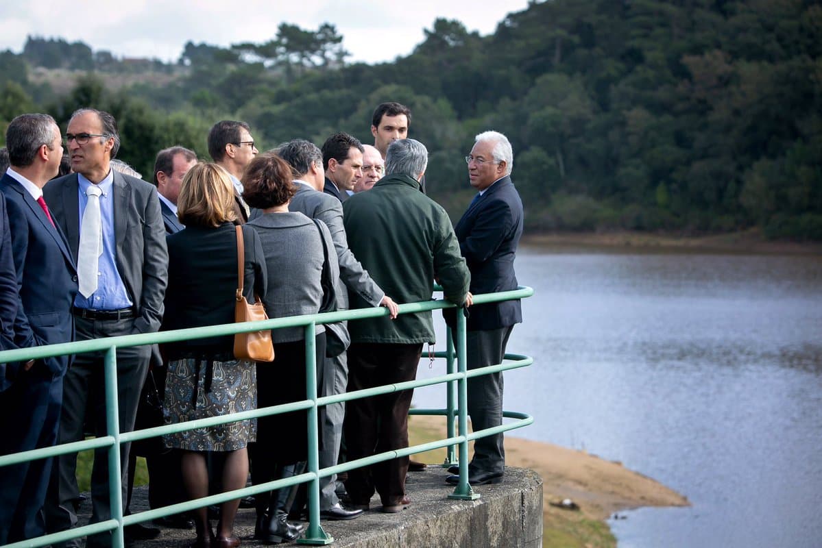 Primeiro-Ministro António Costa e Ministro da Agricultura, Floresta e Desenvolvimento Rural, Capoulas Santos, visitam a rede de rega de Ãbidos-Bombarral, 9 novembro 2018