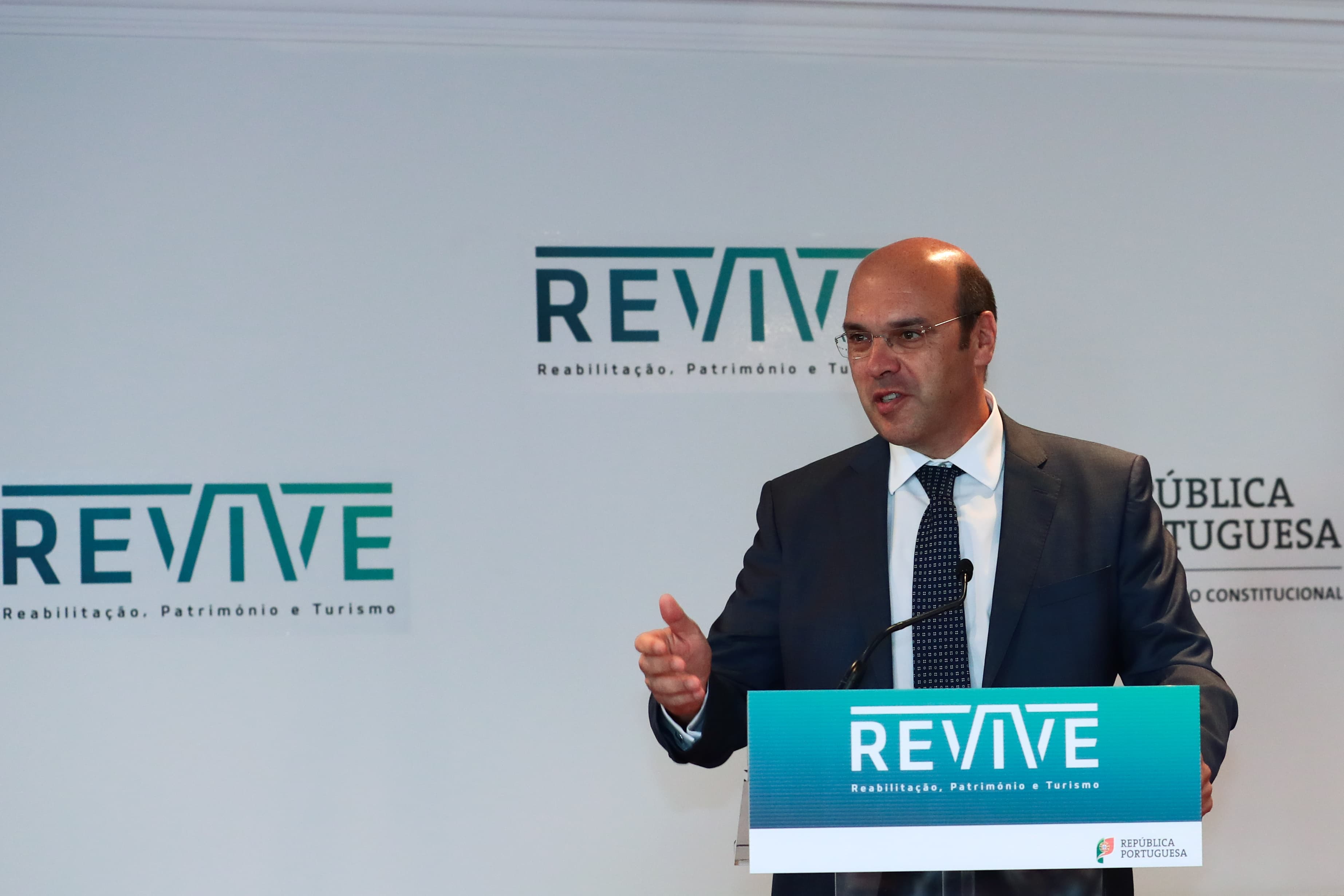 Ministro Adjunto e da Economia, Pedro Siza Vieira, na apresentação da segunda edição do Programa Revive, Lisboa, 25 julho 2019 (Foto: António Cotrim/Lusa)