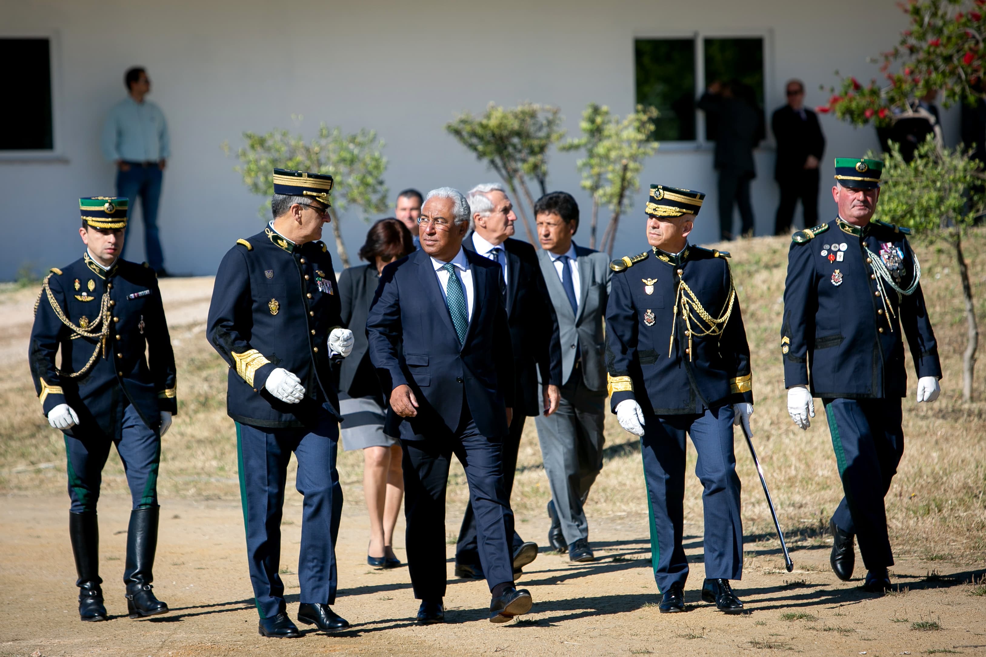 Primeiro-Ministro António Costa no encerramento do curso do Grupo de Intervenção de Proteção e Socorro da GNR, Odivelas, 15 maio 2018 (Foto: Paulo Vaz Henriques)