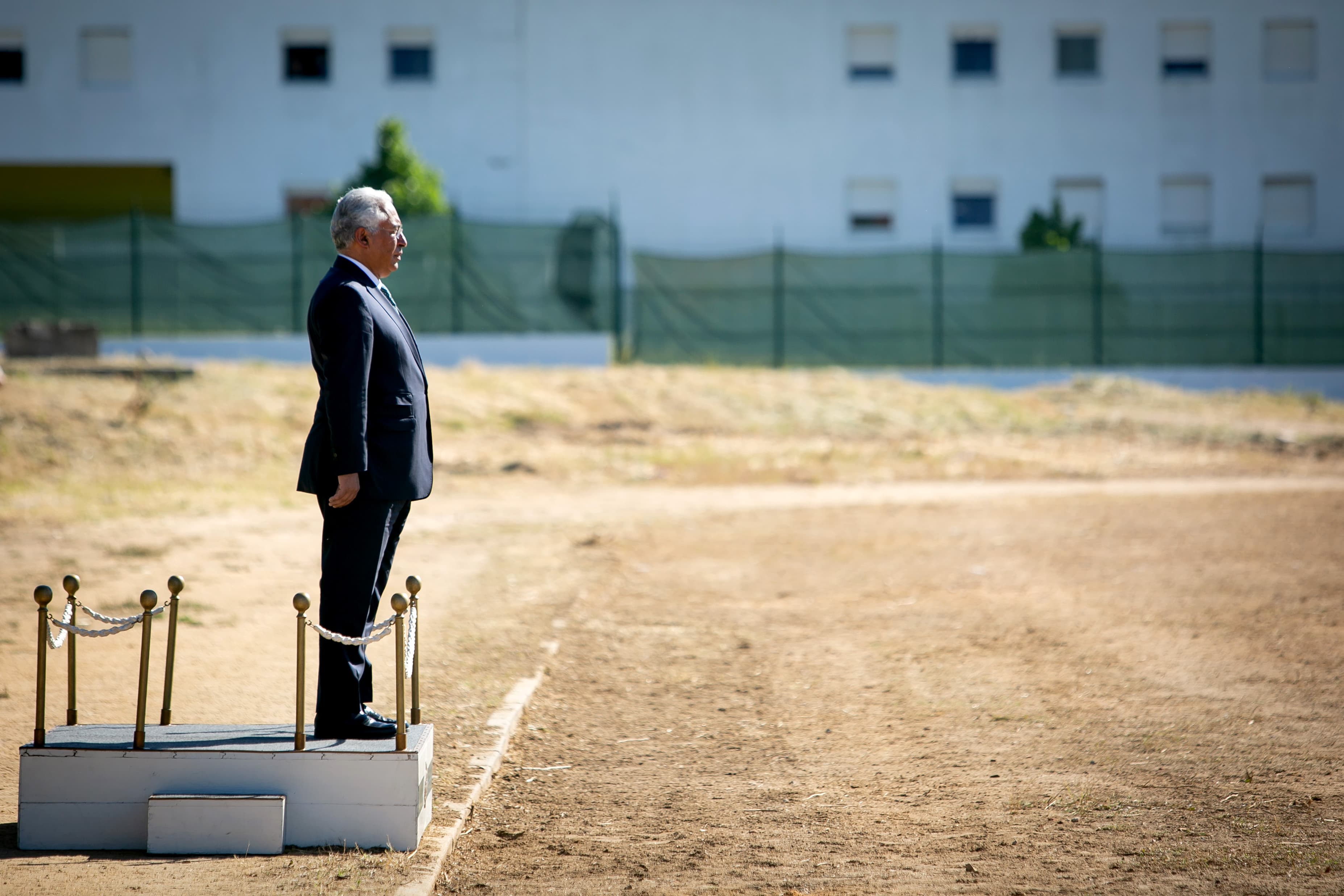 Primeiro-Ministro António Costa no encerramento do curso do Grupo de Intervenção de Proteção e Socorro da GNR, Odivelas, 15 maio 2018 (Foto: Paulo Vaz Henriques)