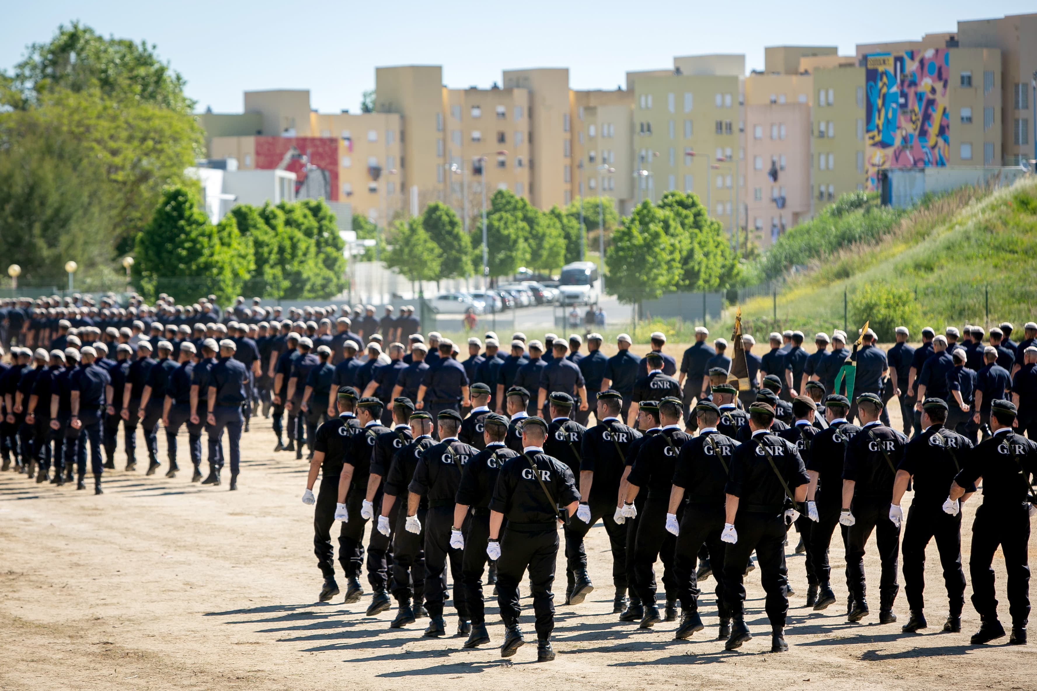 Primeiro-Ministro António Costa no encerramento do curso do Grupo de Intervenção de Proteção e Socorro da GNR, Odivelas, 15 maio 2018 (Foto: Paulo Vaz Henriques)