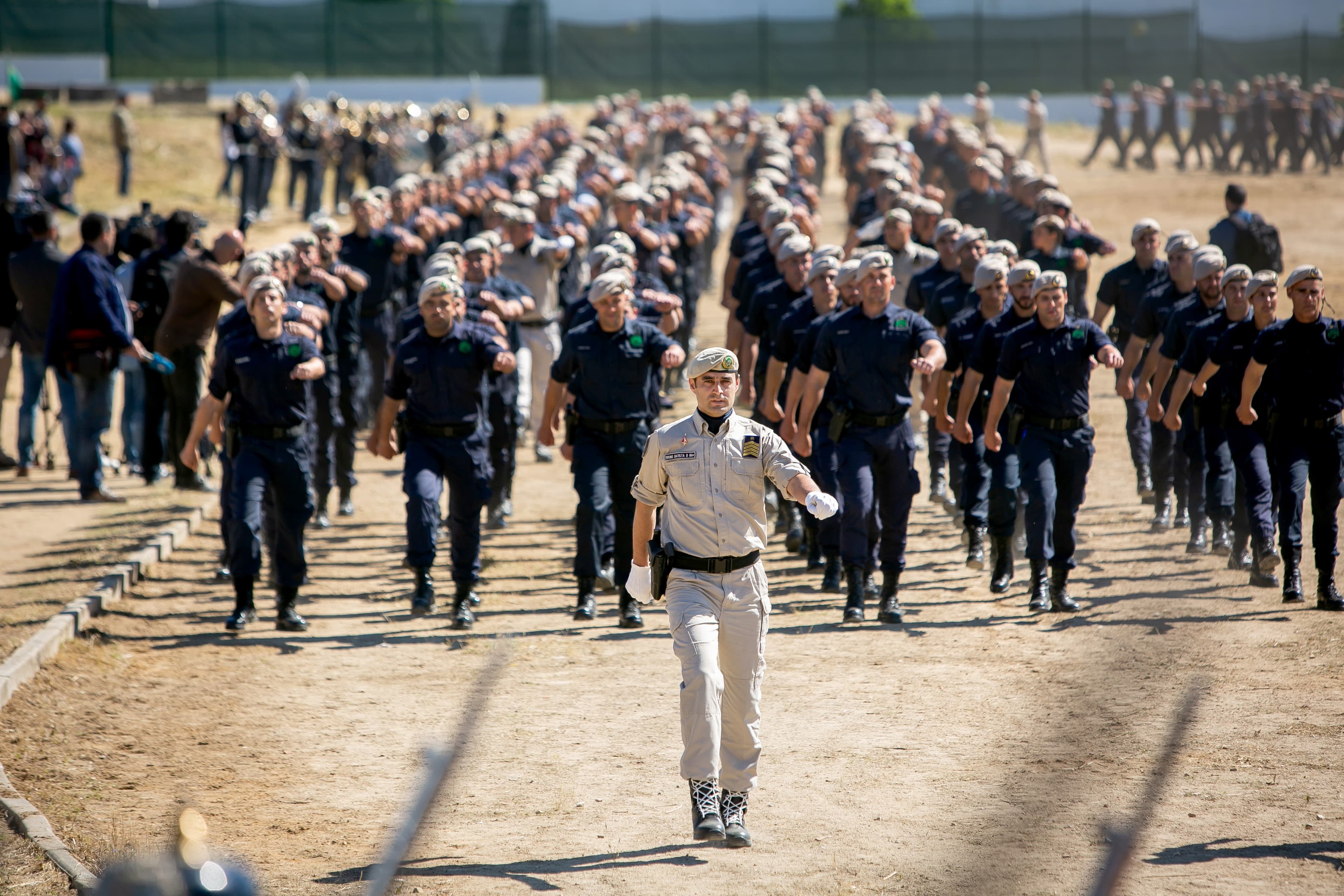 Primeiro-Ministro António Costa no encerramento do curso do Grupo de Intervenção de Proteção e Socorro da GNR, Odivelas, 15 maio 2018 (Foto: Paulo Vaz Henriques)