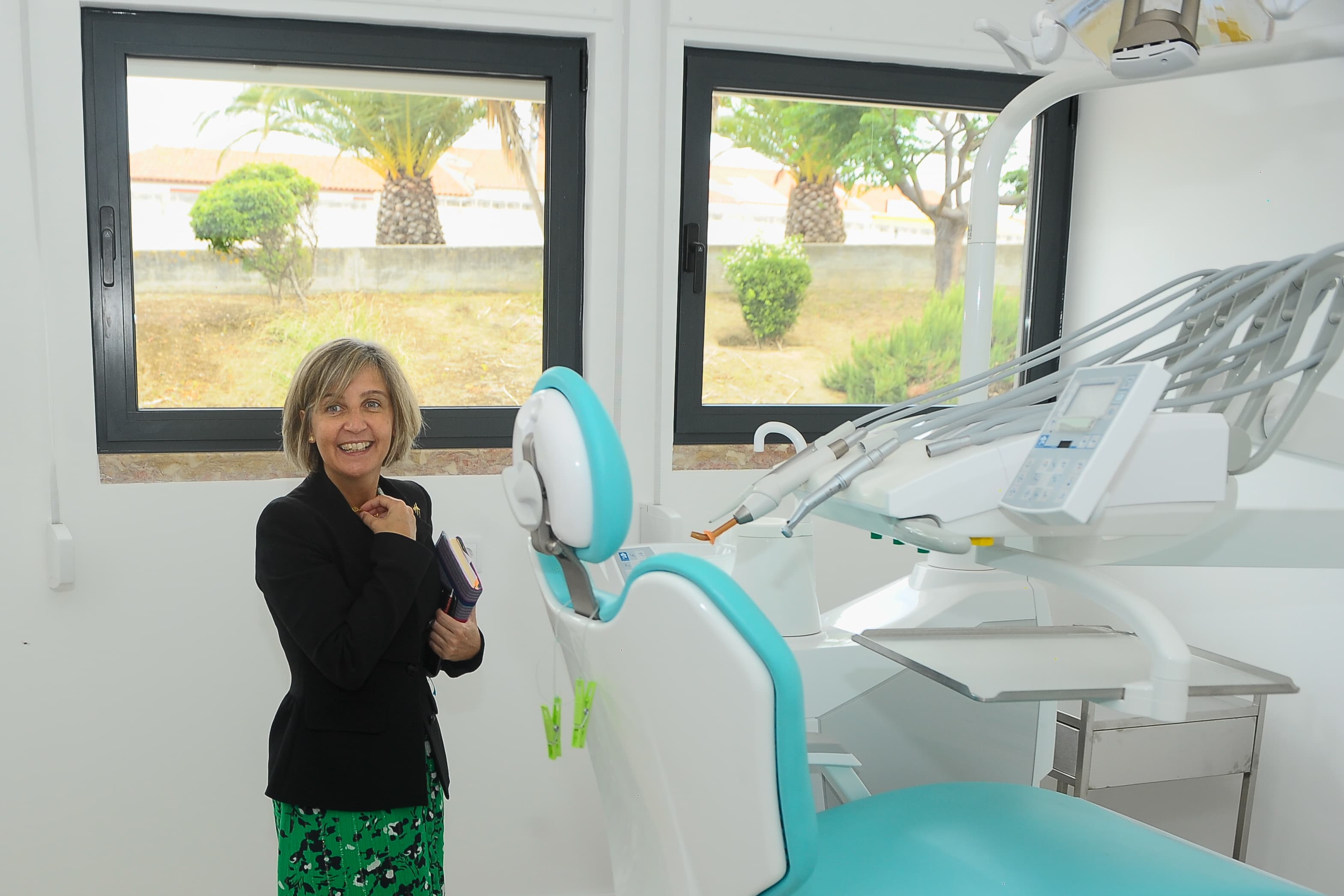 Ministra da Saúde, Marta Temido, na inauguração das obras de requalificação do Centro de Saúde de Peniche, 26 junho 2019 (Foto: Carlos Barroso/Lusa)