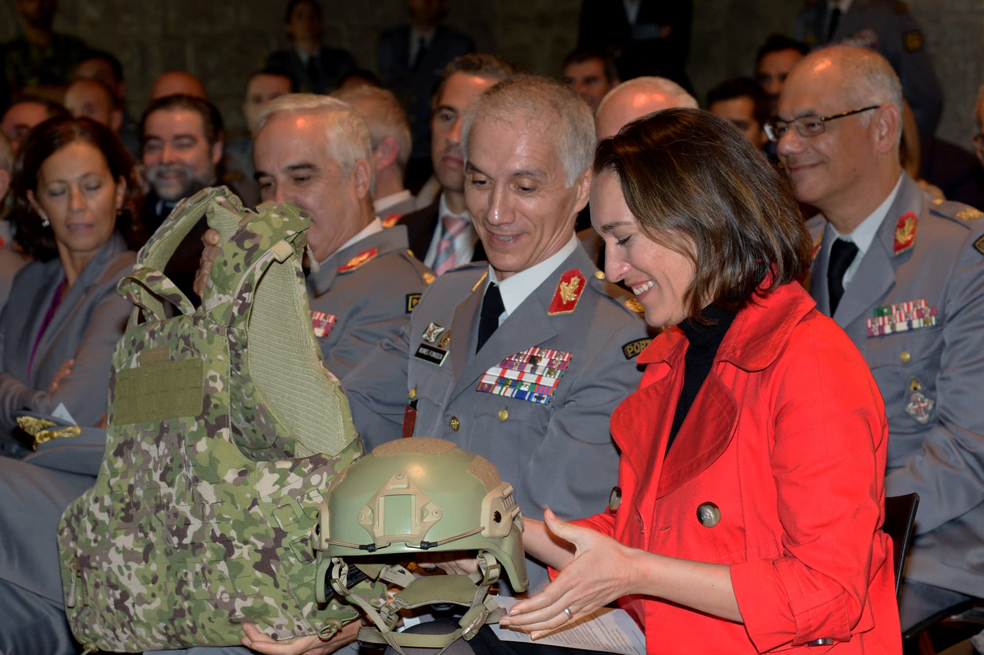 Secretária de Estado da Defesa Nacional, Ana Santos Pinto, nas comemorações do Dia do Exército, Guimarães, 20 outubro, 2018