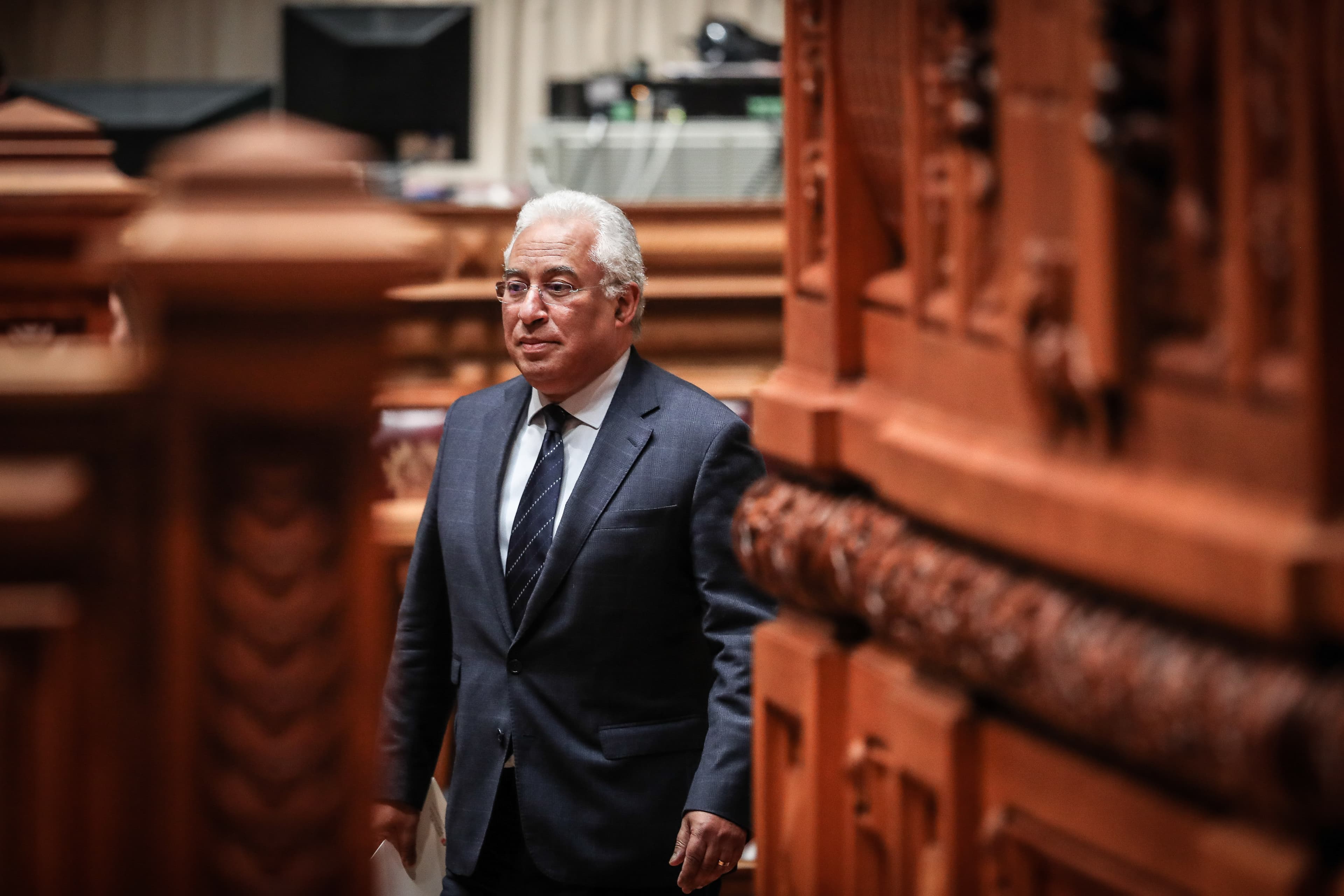 Primeiro-Ministro António Costa no debate quinzenal, Assembleia da República, 6 fevereiro 2019 (foto: Mário Cruz/Lusa)