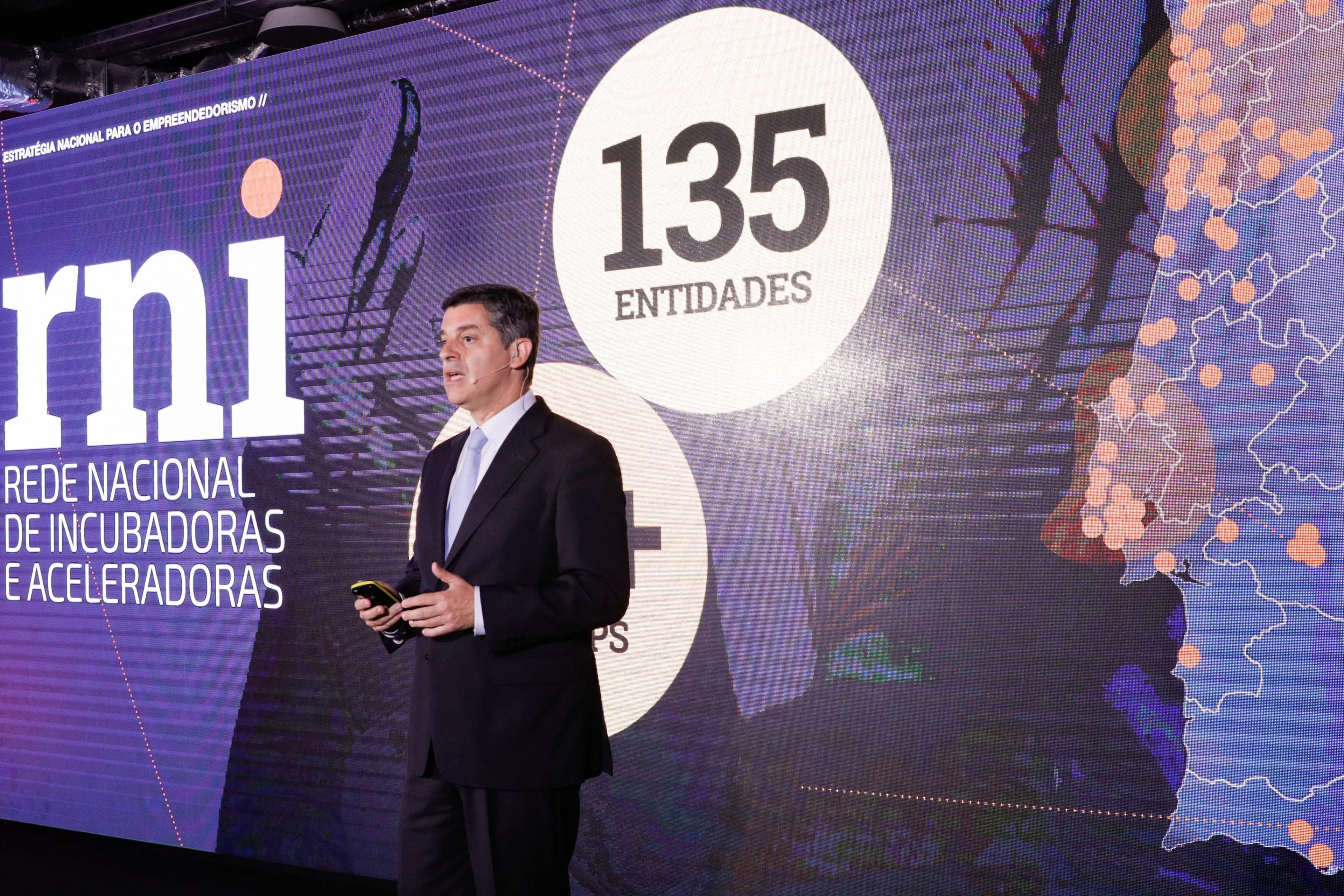 Ministro da Economia, Manuel Caldeira Cabral, no lançamento das medidas do Programa #StartUp Portugal+, Lisboa, 9 julho 2018 (Foto: António Cotrim/Lusa)