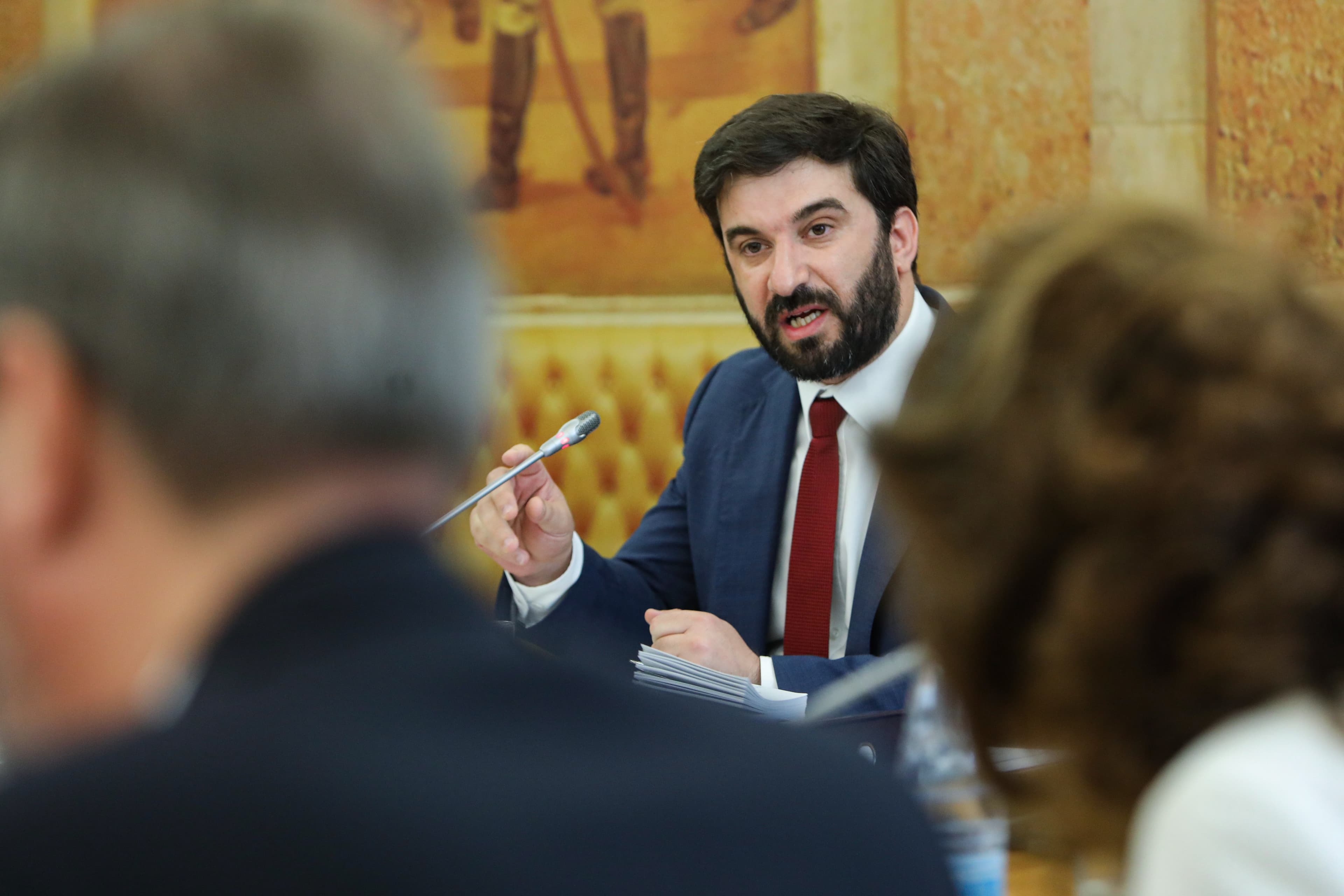 Ministro da Educação, Tiago Brandão Rodrigues, na Comissão de Educação e Ciência da Assembleia da República, Lisboa, 3 julho 2019 (Foto: Miguel A. Lopes/Lusa)