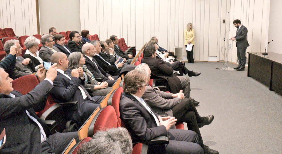 Ministro da Educação, Tiago Brandão Rodrigues, intervém na posse do Conselho das Escolas, Cascais, 18 janeiro 2018