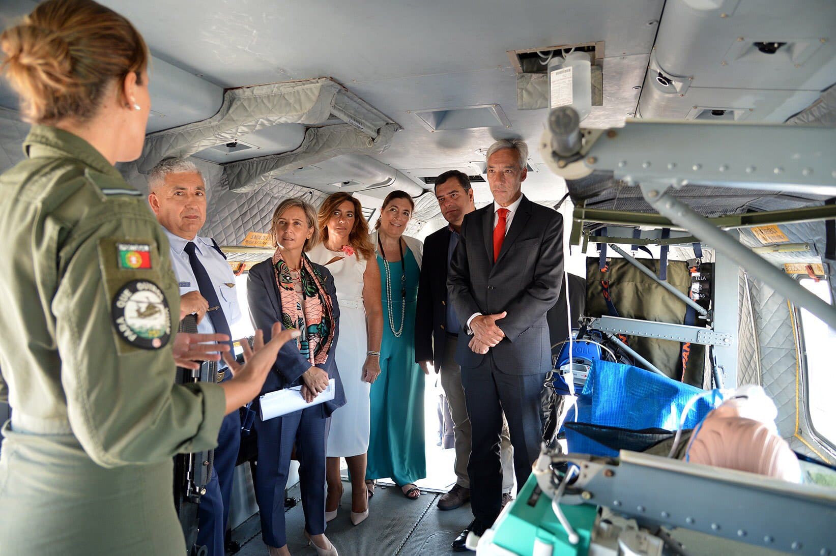 Ministro da Defesa Nacional, João Gomes Cravinho, e Ministra da Saúde, Marta Temido, no Dia Nacional da Doação de Ãrgãos e da Transplantação, Montijo, 19 julho 2019