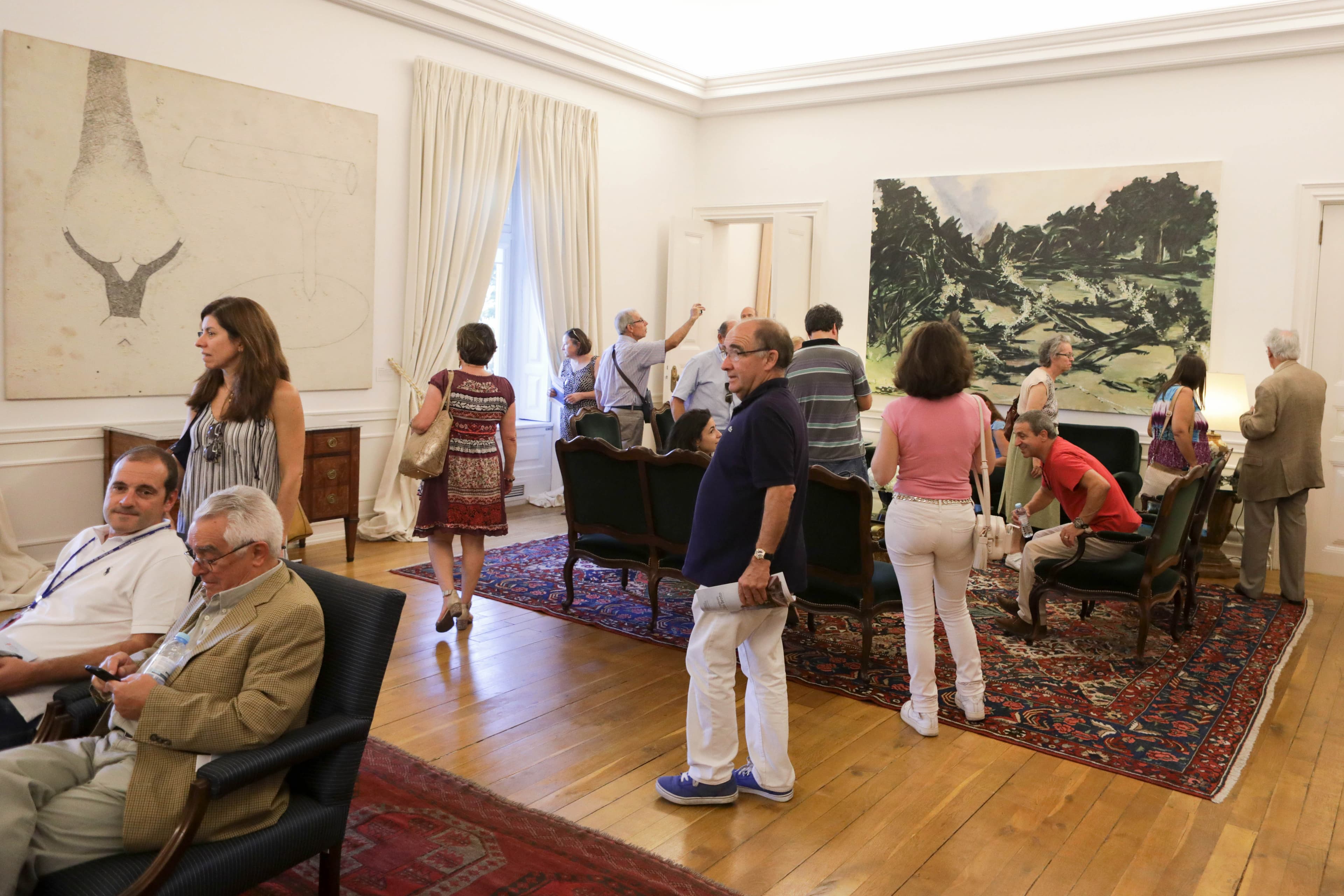 Inauguração da Arte em São Bento, 5 de outubro de 2017 (Foto: Manuel de Almeida/Lusa)