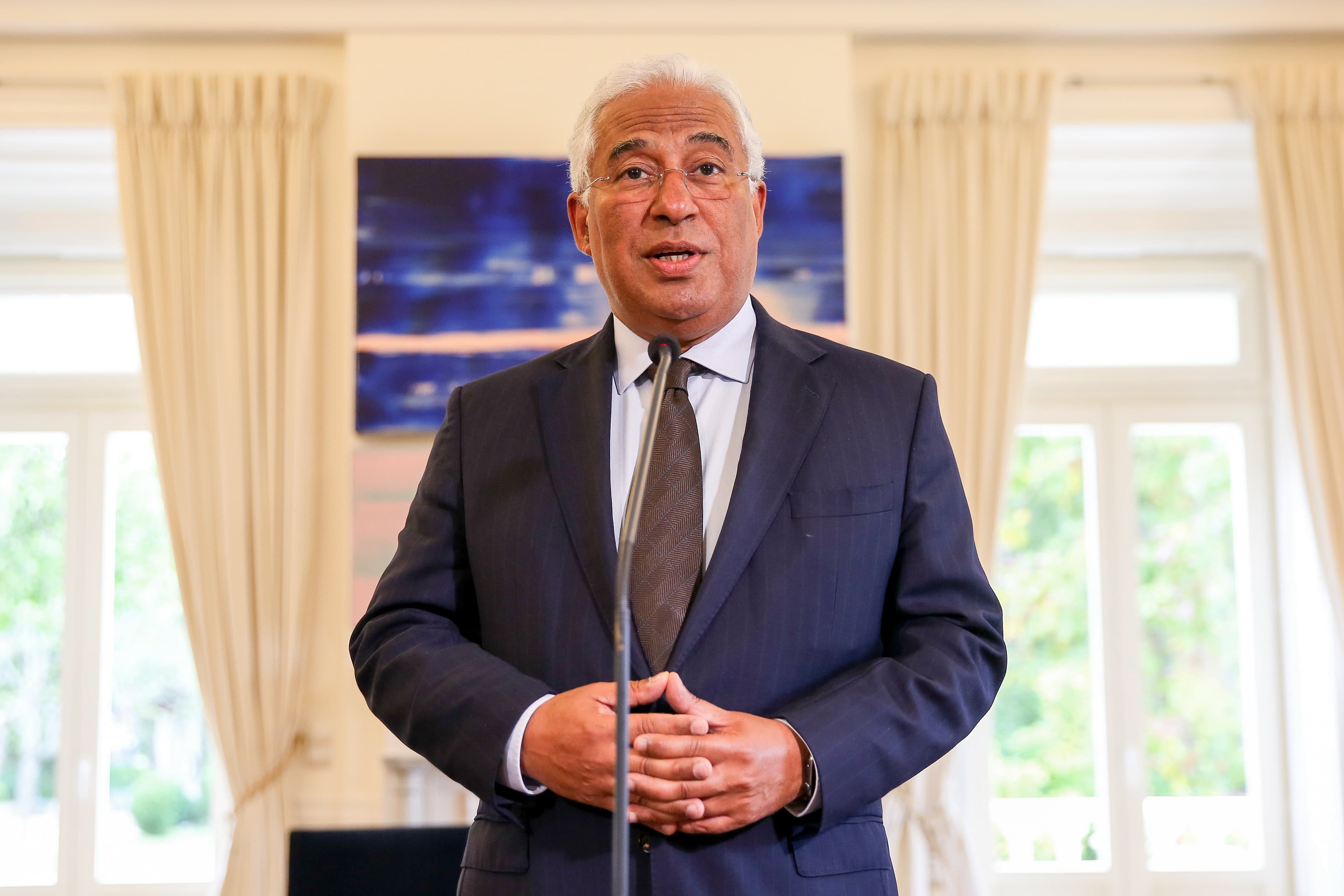 Primeiro-Ministro António Costa faz declaração sobre a votação da Assembleia da República acerca da recuperação do tempo de serviço pelos professores, Lisboa, 10 maio 2019 (Foto: Nuno Fox/Lusa)