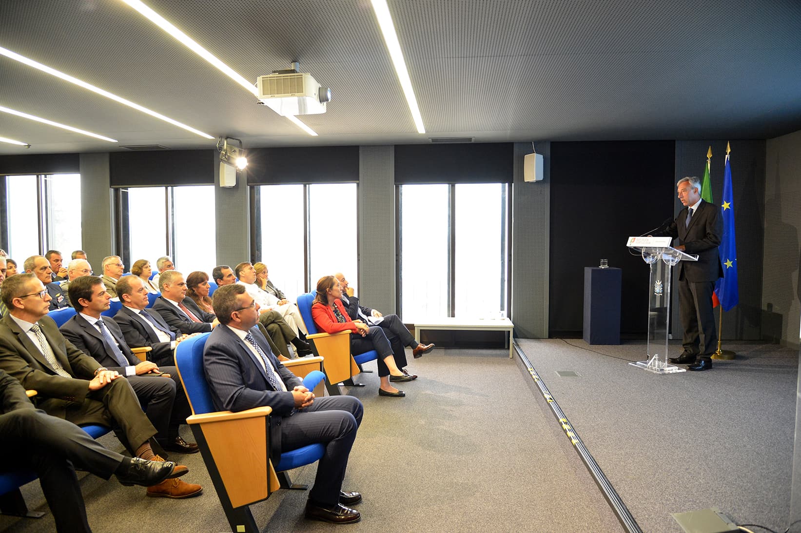 Ministro da Defesa Nacional, João Gomes Cravinho, na apresentação dos novos portais da Defesa, Lisboa, 29 julho 2019
