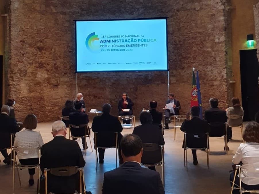 Ministra da Modernização do Estado e da Administração Pública, Alexandra Leitão, no 11º Congresso Nacional da Administração Pública, Lisboa, 23 setembro 2020