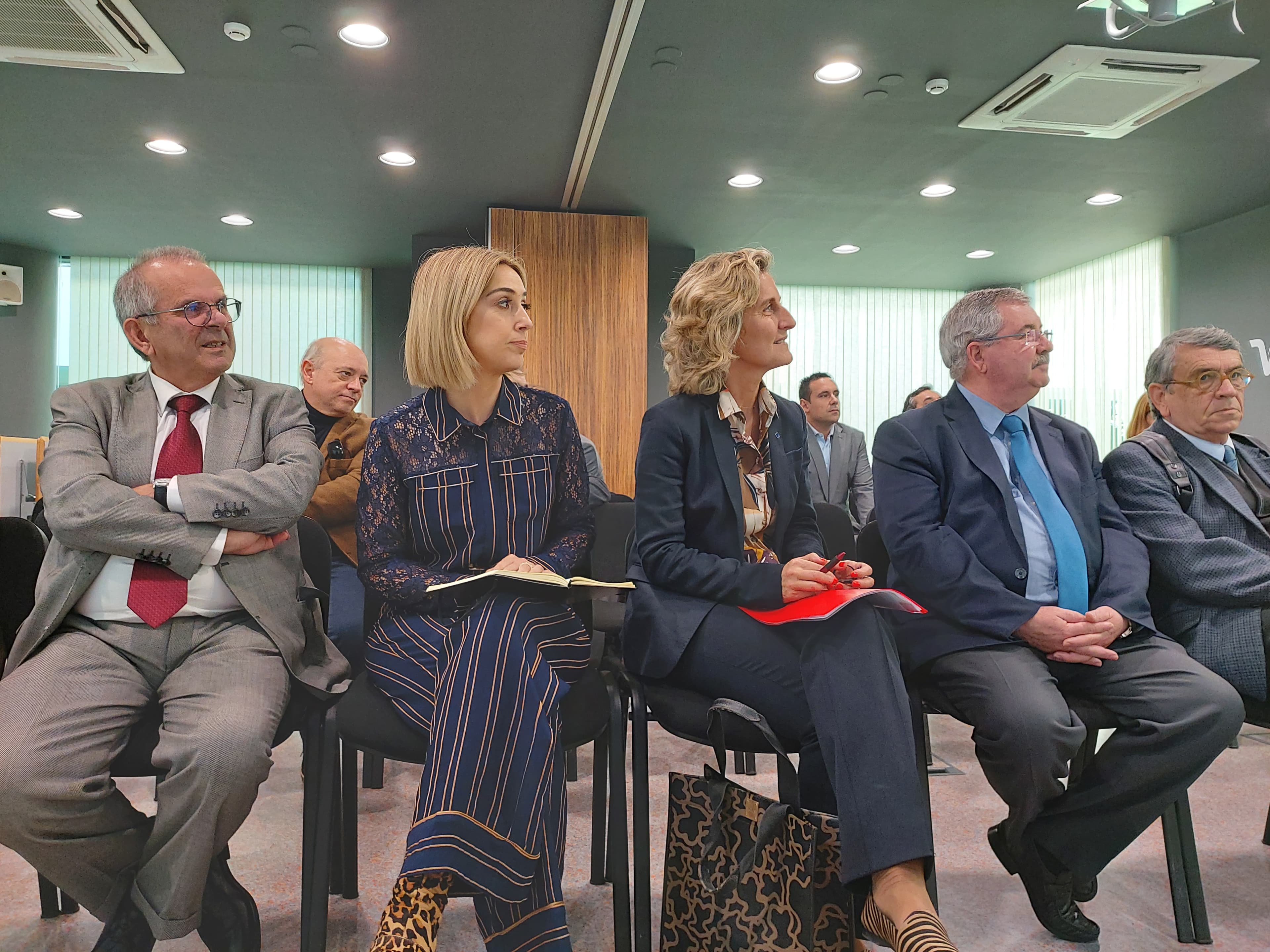 Ministra da Coesão Territorial, Ana Abrunhosa, e Secretários de Estado Adjunto e do Desenvolvimento Regional, Carlos Miguel, e da Valorização do Interior, Isabel Ferreira, 3 dezembro 2019
