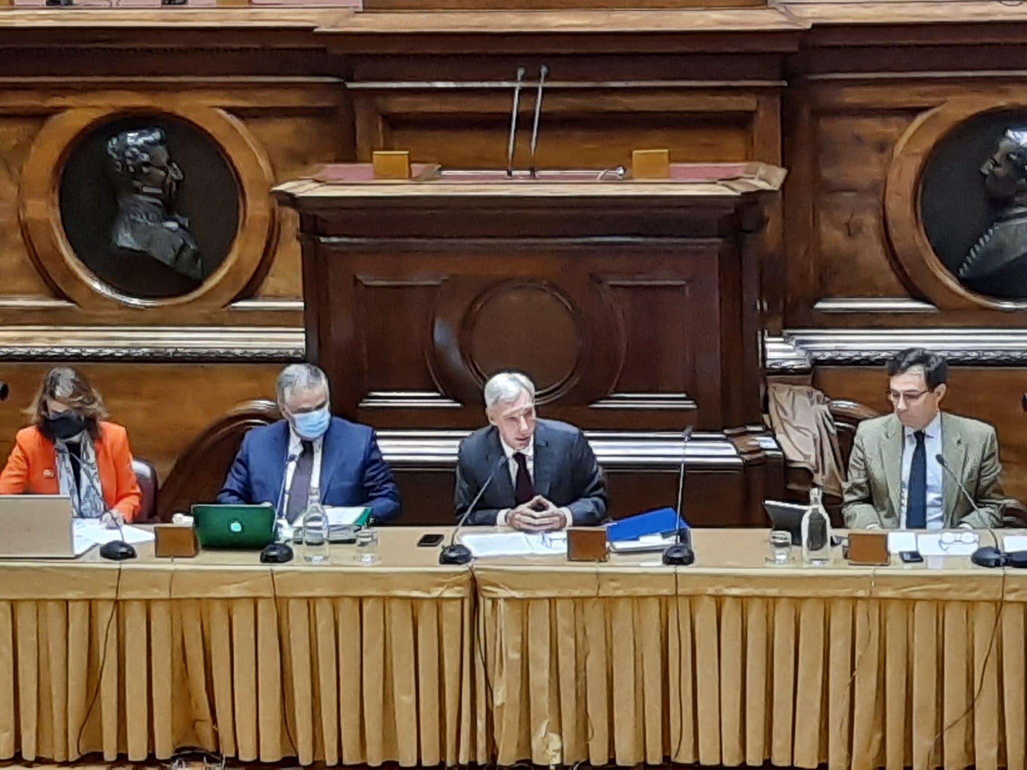 Ministro da Defesa Nacional, João Gomes Cravinho, na audição na Comissão de Defesa Nacional, Assembleia da República, 16 dezembro 2020