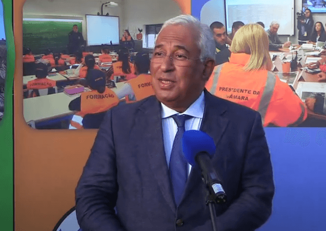 Primeiro-Ministro António Costa durante a declaração aos jornalistas após a reunião de ponto de situação da pandemia no concelho da Amadora, 8 julho 2020