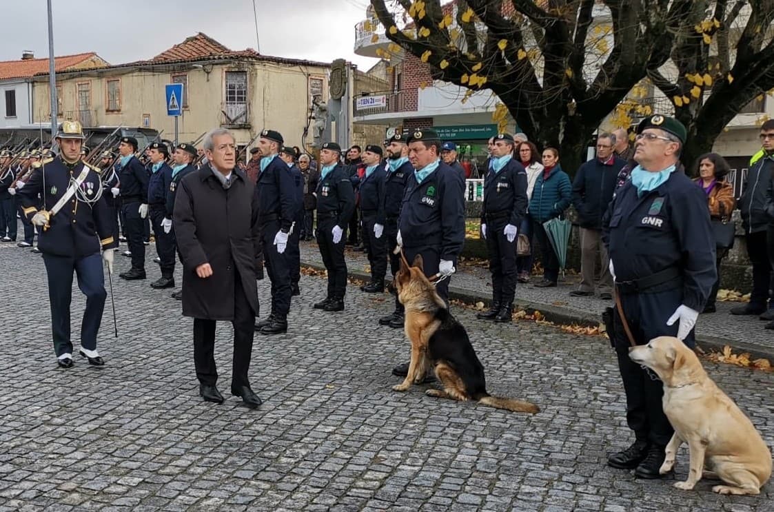 Secretário de Estado Adjunto e da Administração Interna na cerimónia do Dia do Comando Territorial da Guarda da GNR, Sabugal, 1 dezembro 2019