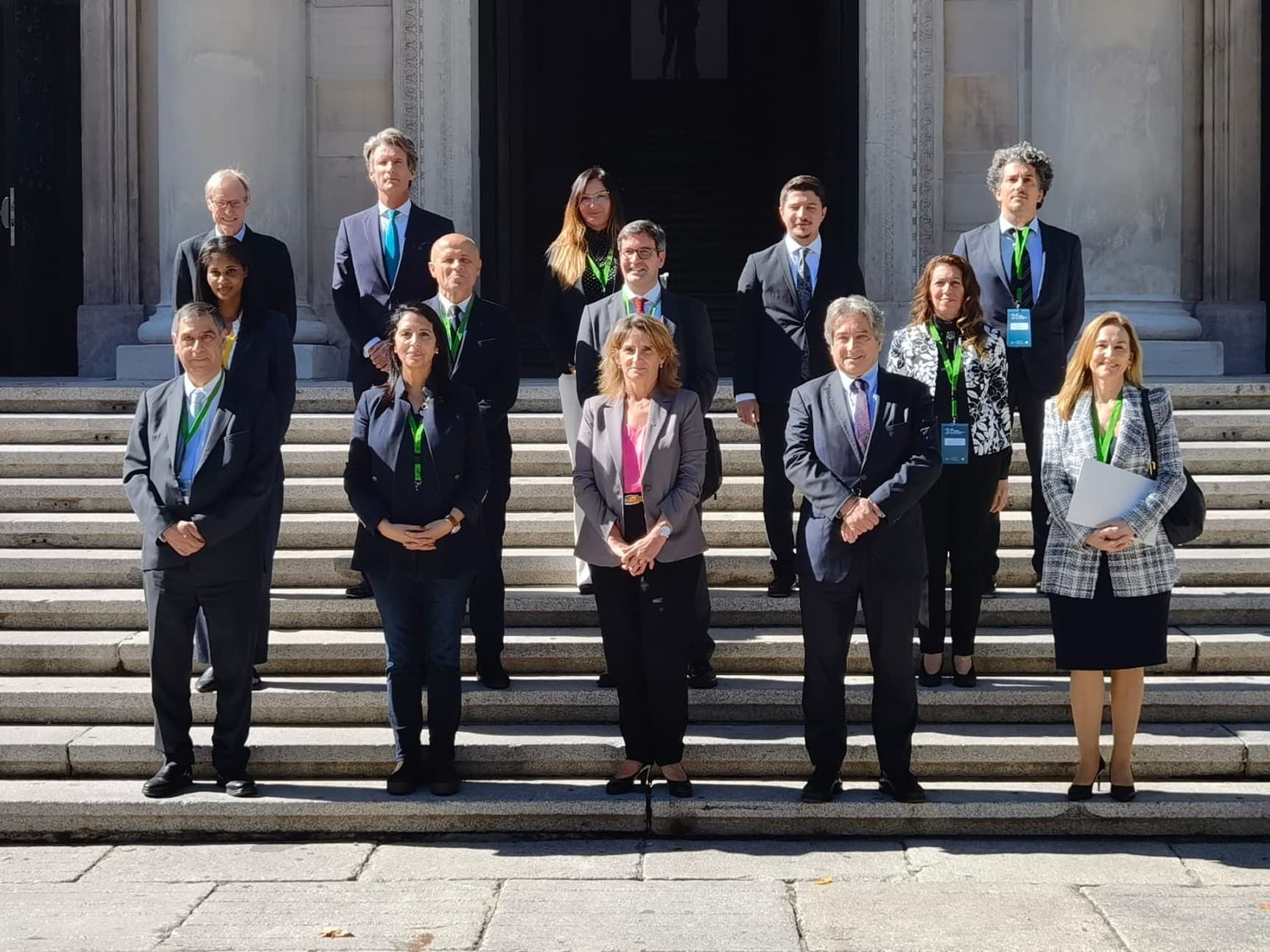 Foto de família do segmento ministerial da conferência «Antártida: Presente e Futuro», Madrid, 4 outubro 2021