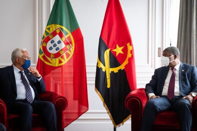 Primeiro-Ministro António Costa e Presidente da República de Angola, João Lourenço, Paris, 18 maio 2021